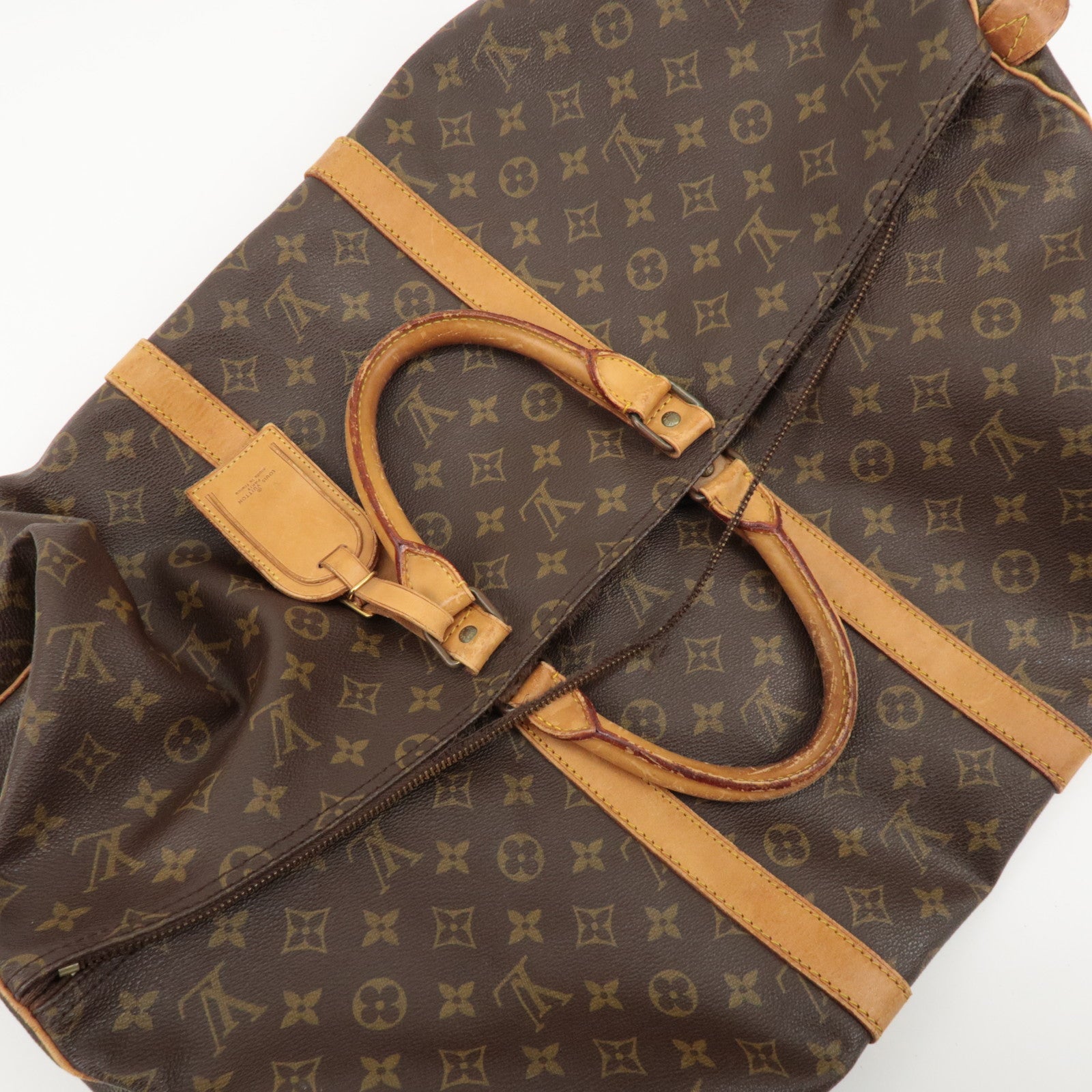 Louis Vuitton Monogram Keep All 55 Boston Bag Travel Bag M41424 Used