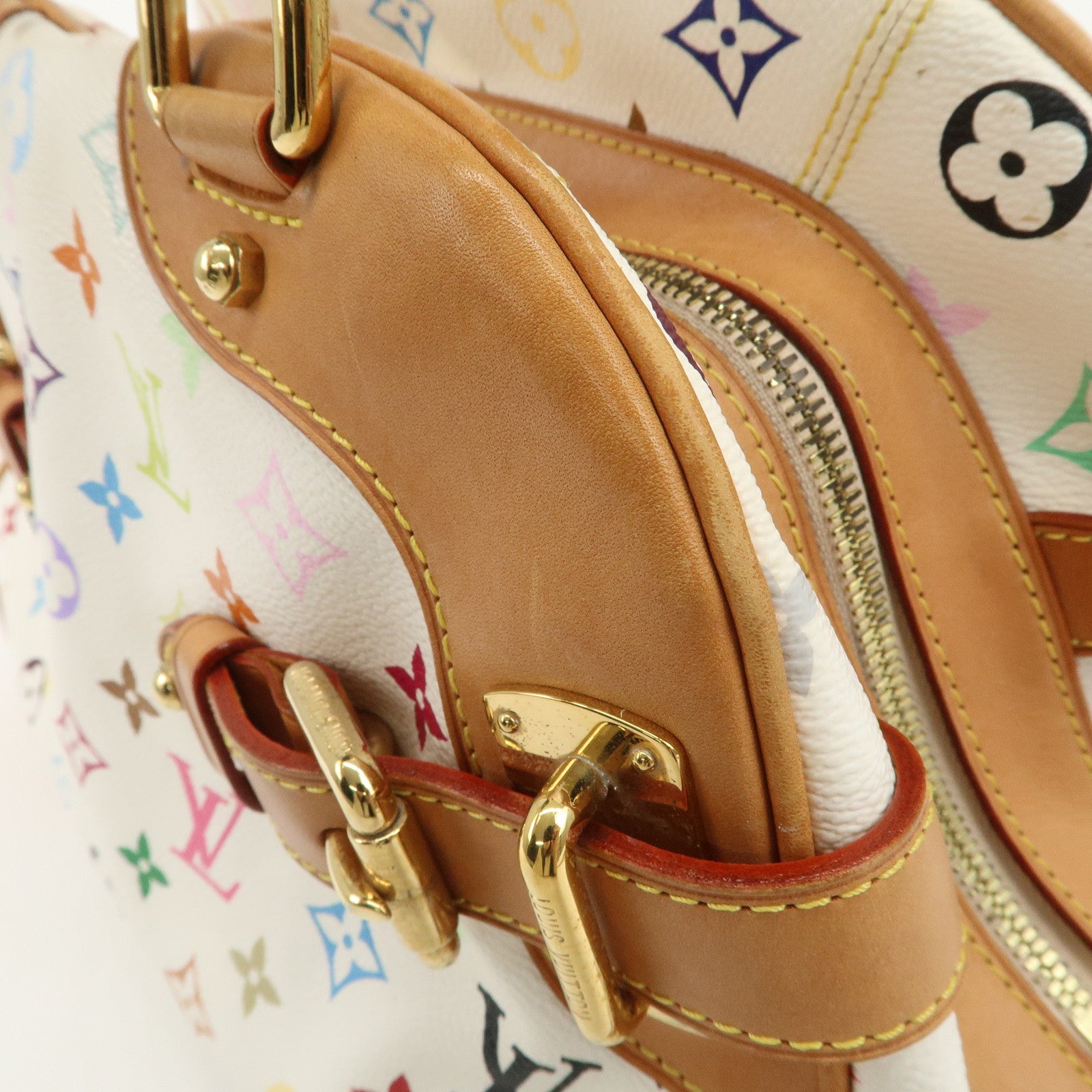 Louis Vuitton Monogram Multicolor Claudia Hand Bag Blanc M40193