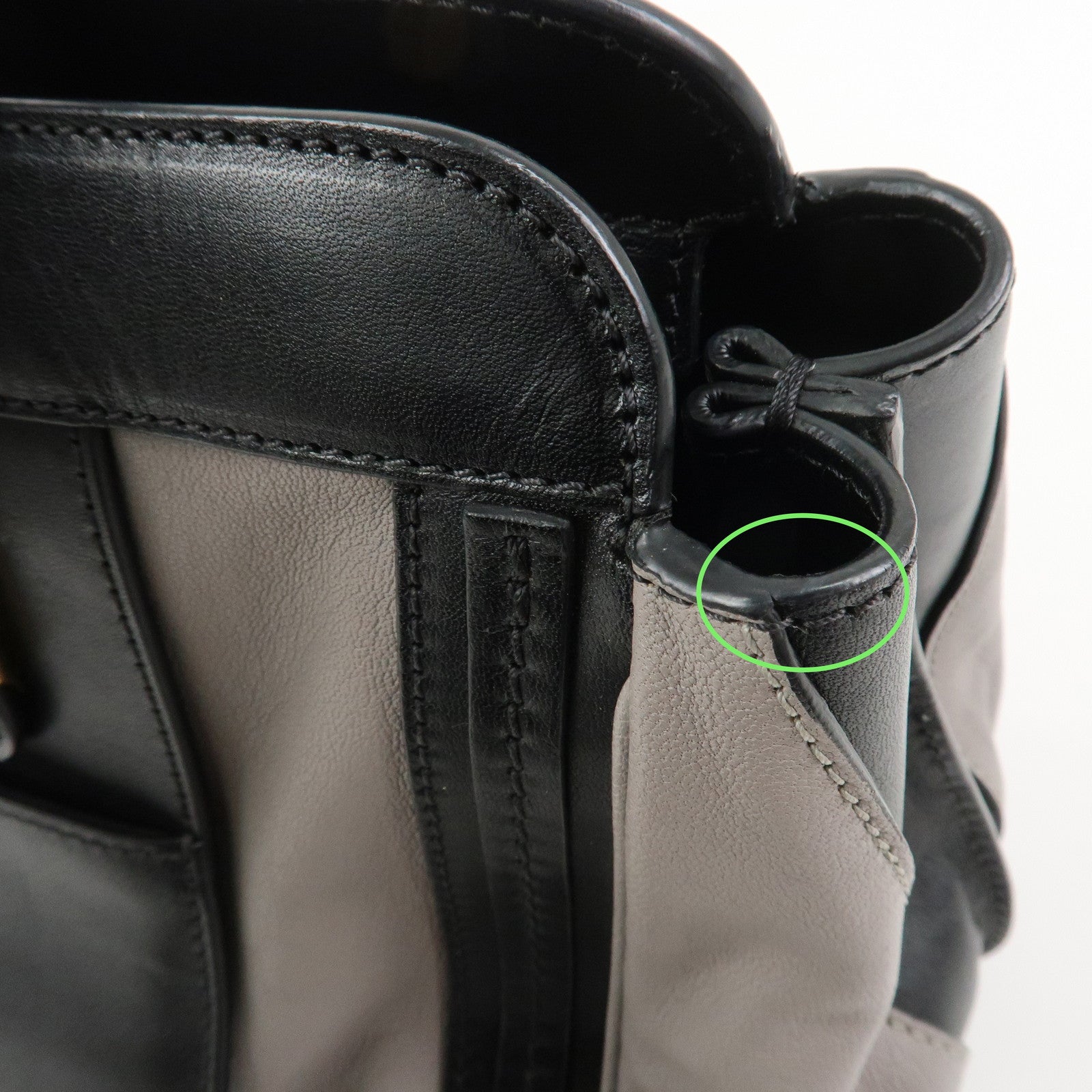 Chloe Leather Alice Bag 2Way Shoulder Hand Bag Black 04-13-50-65