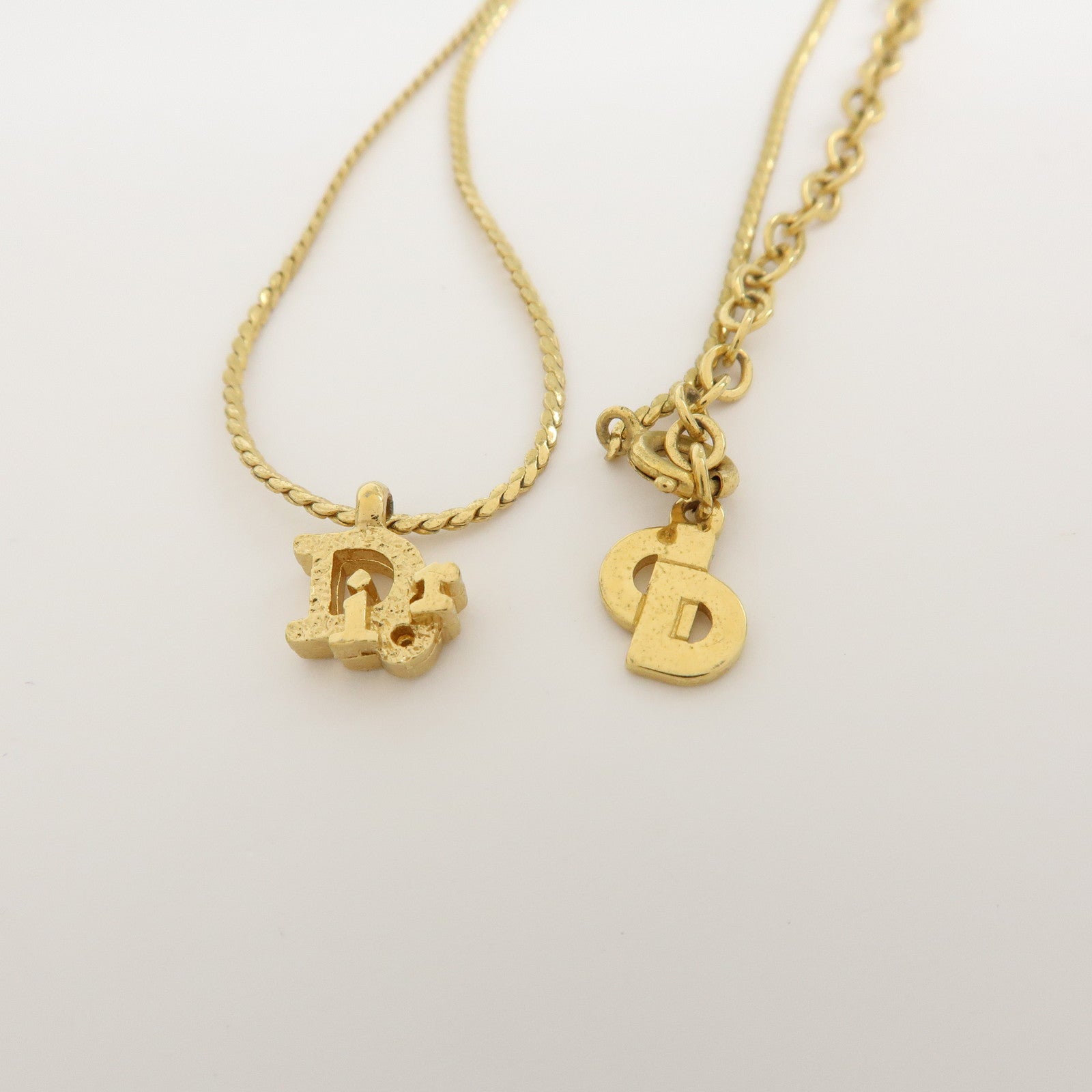 Christian Dior J'ADIOR Set of 3 Metal Rhinestone Necklace Choker