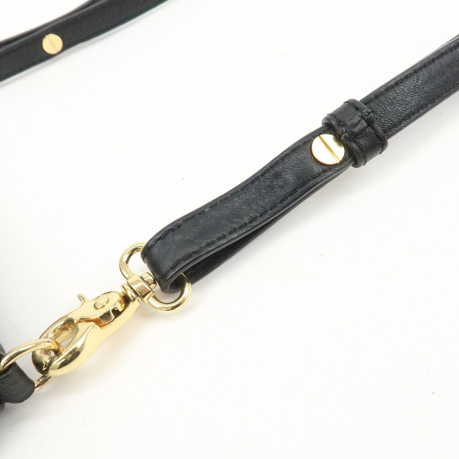 TORY BURCH Logo Leather Shoulder Bag Crossbody Bag Black