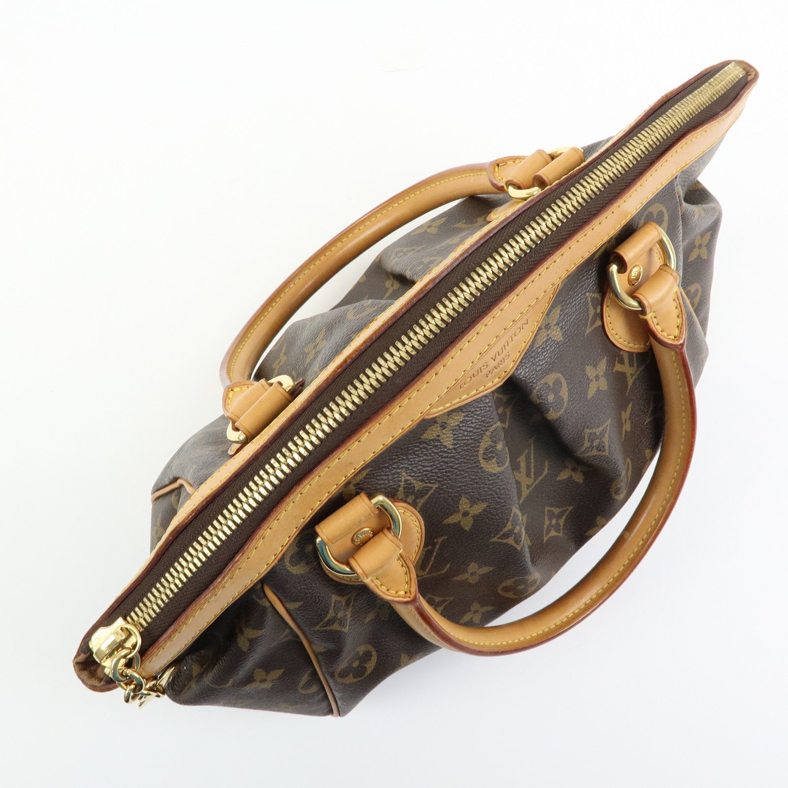 Louis Vuitton Monogram Tivoli PM Hand Bag Shoulder Bag Brown M40143