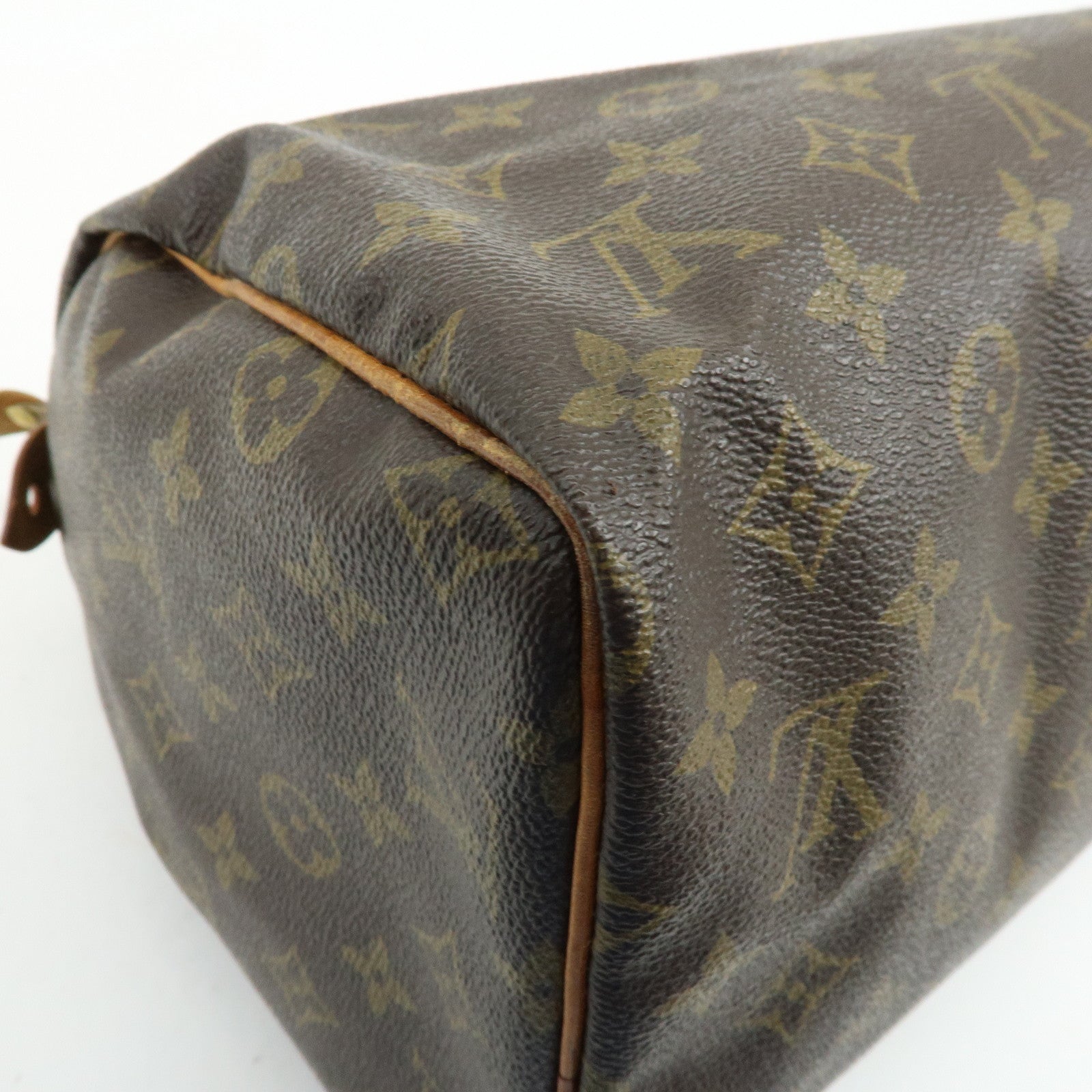 Louis Vuitton Monogram Speedy 30 Boston Bag Hand Bag Brown M41526