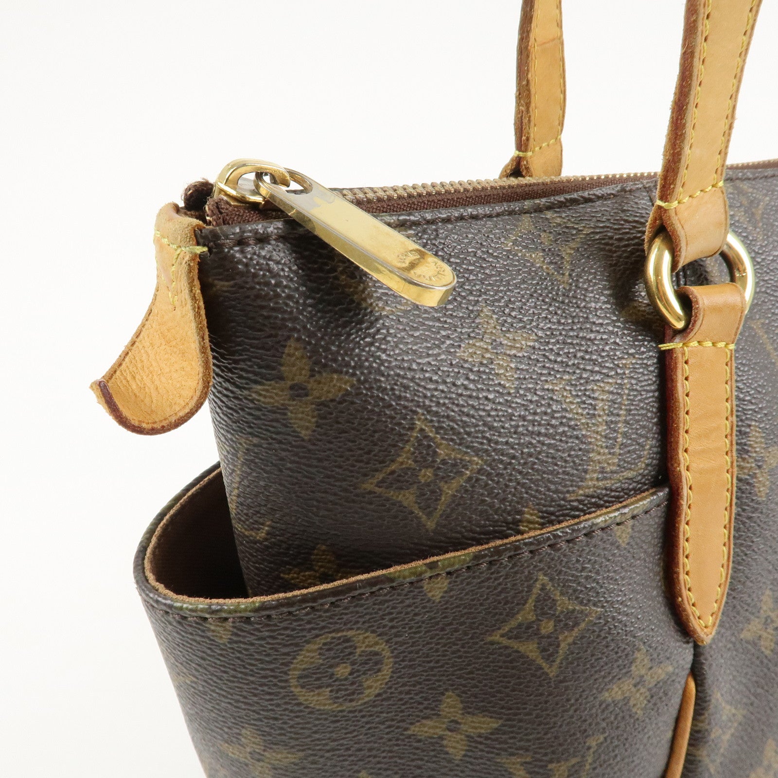 Louis Vuitton Monogram Totally PM Shoulder Bag Tote Bag Brown M56688 Used