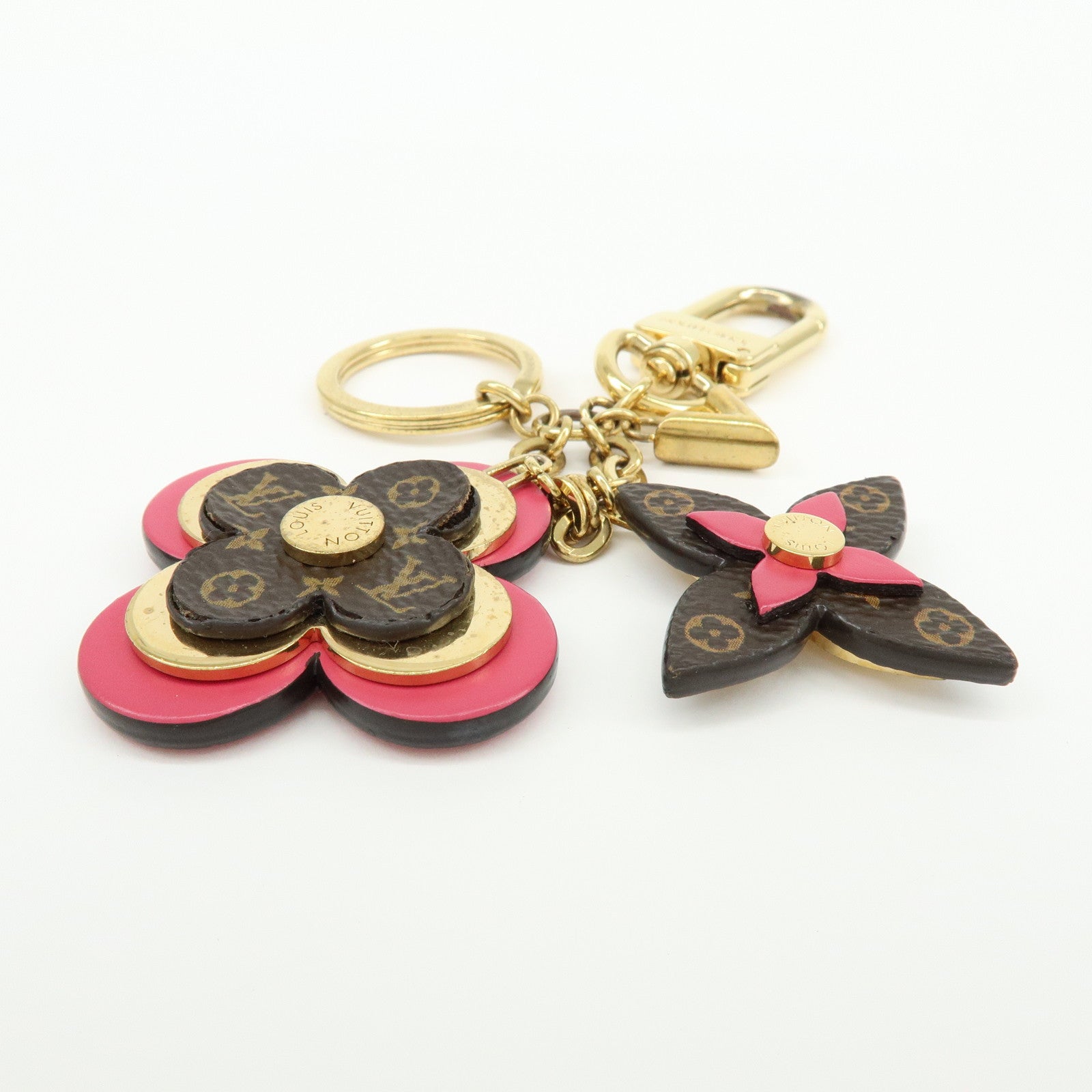 Louis Vuitton Porte Cles Blooming Flower Bag Charm Key Chain M63084
