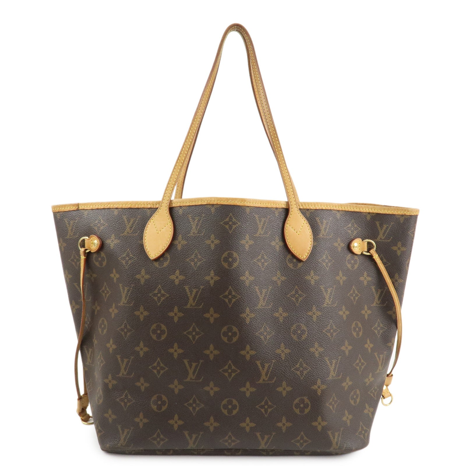 Louis Vuitton Monogram Neverfull MM Tote Bag Brown M40156 Used