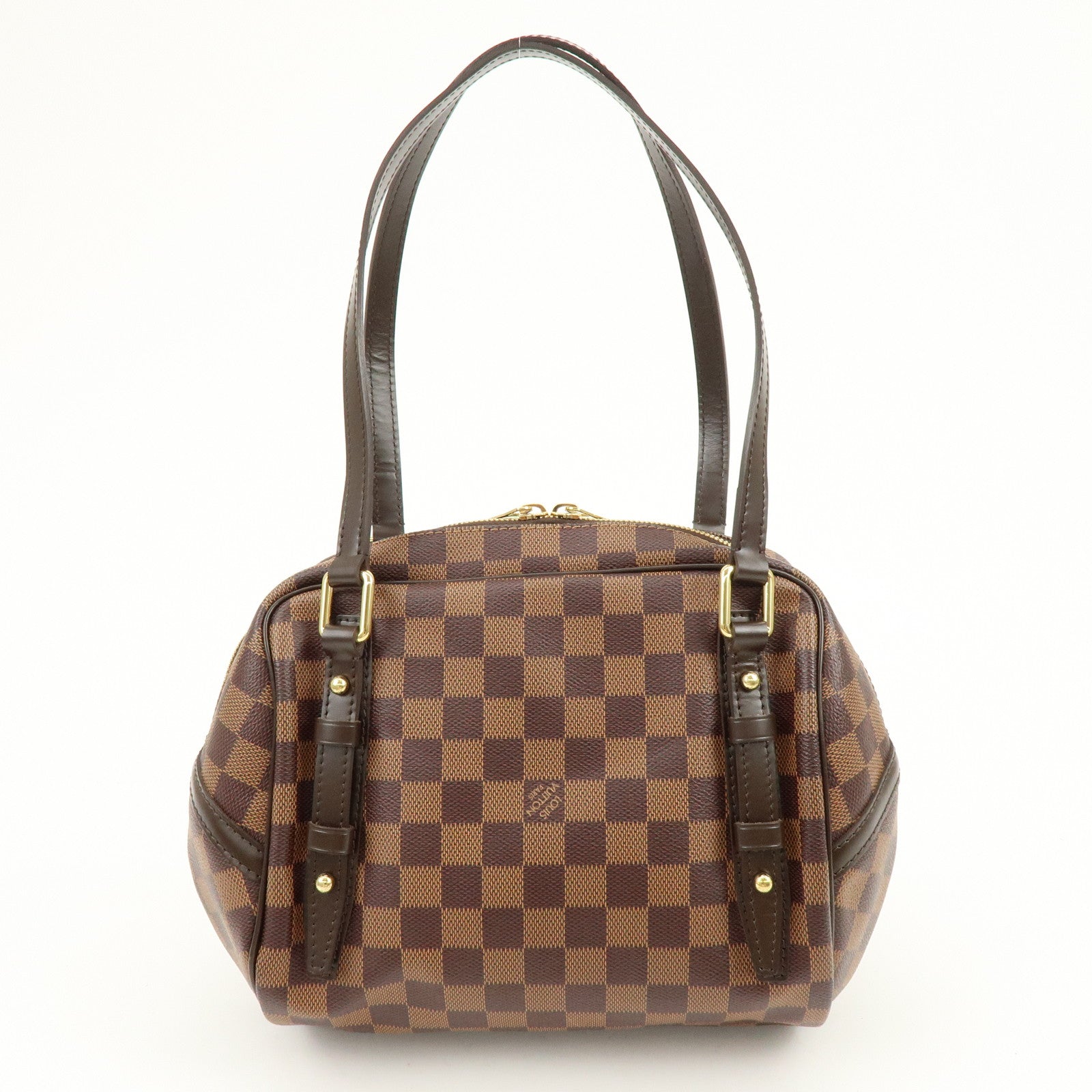 Louis Vuitton Damier Ebene Rivington PM Shoulder Hand Bag N41157