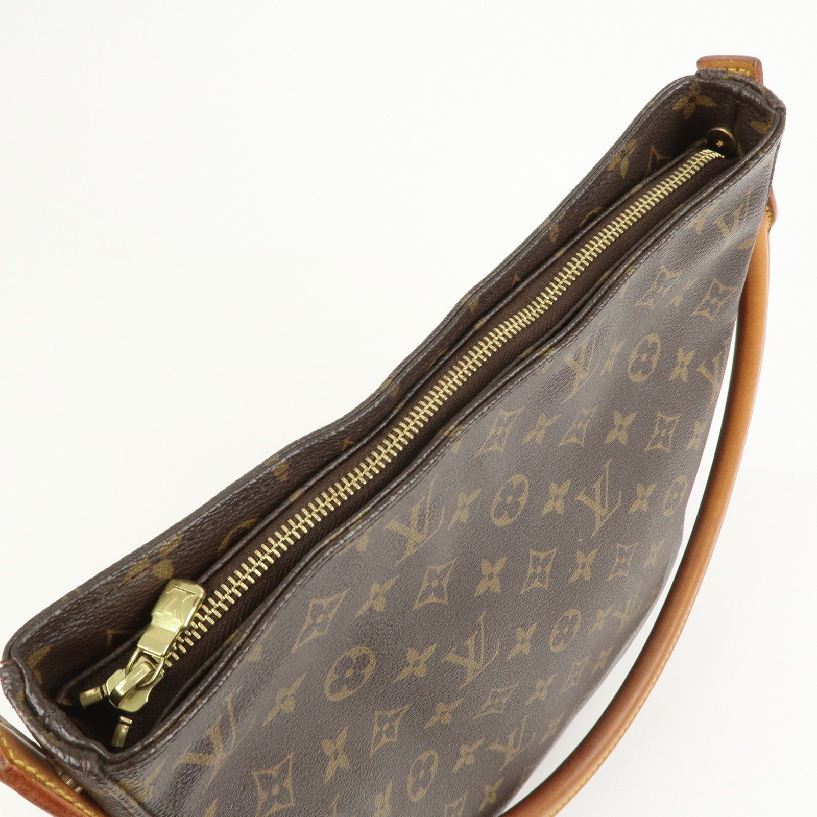 Louis Vuitton Monogram Looping GM Shoulder Bag Brown M51145