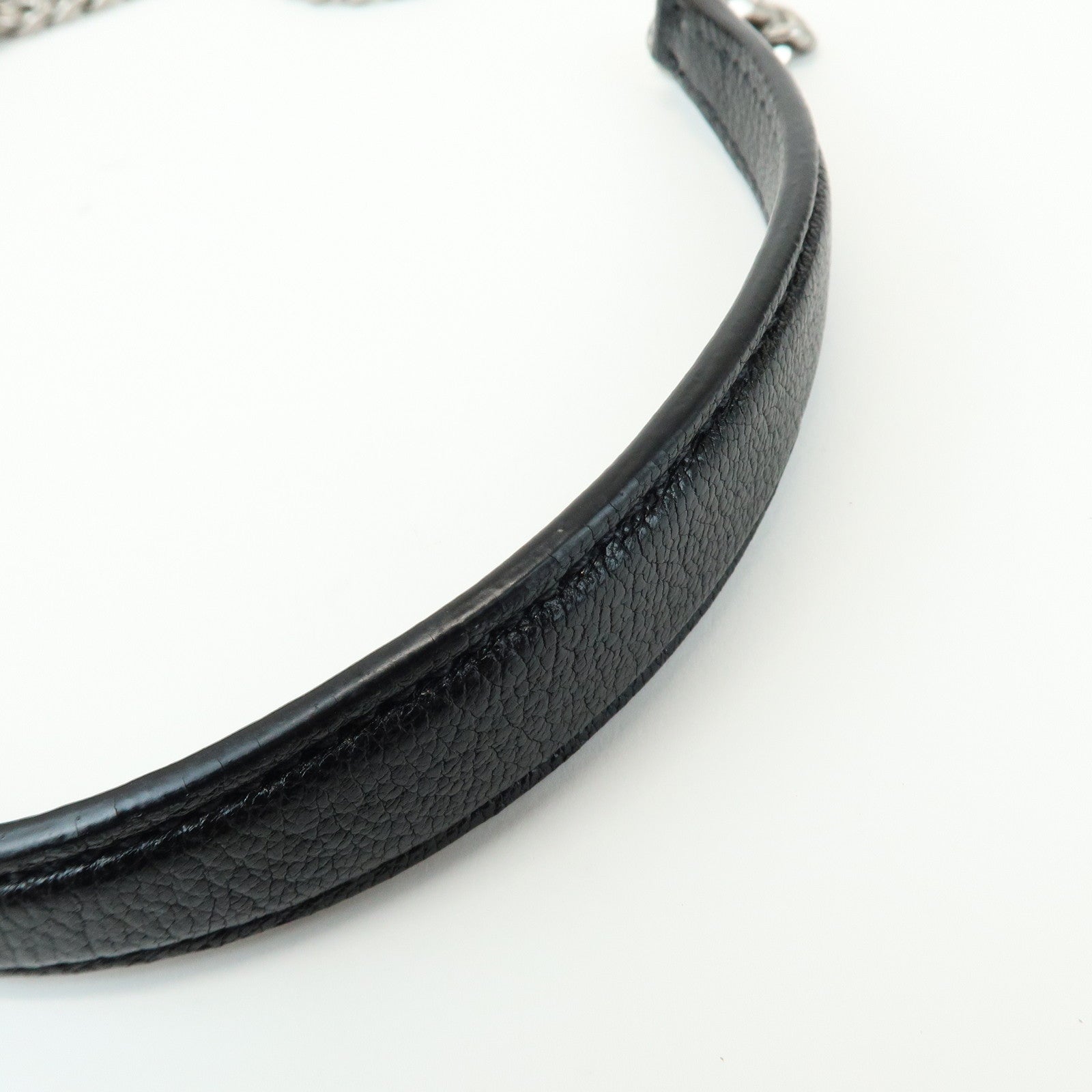 MIU MIU Chain Shoulder Bag Crossbody Bag Black 5BD153