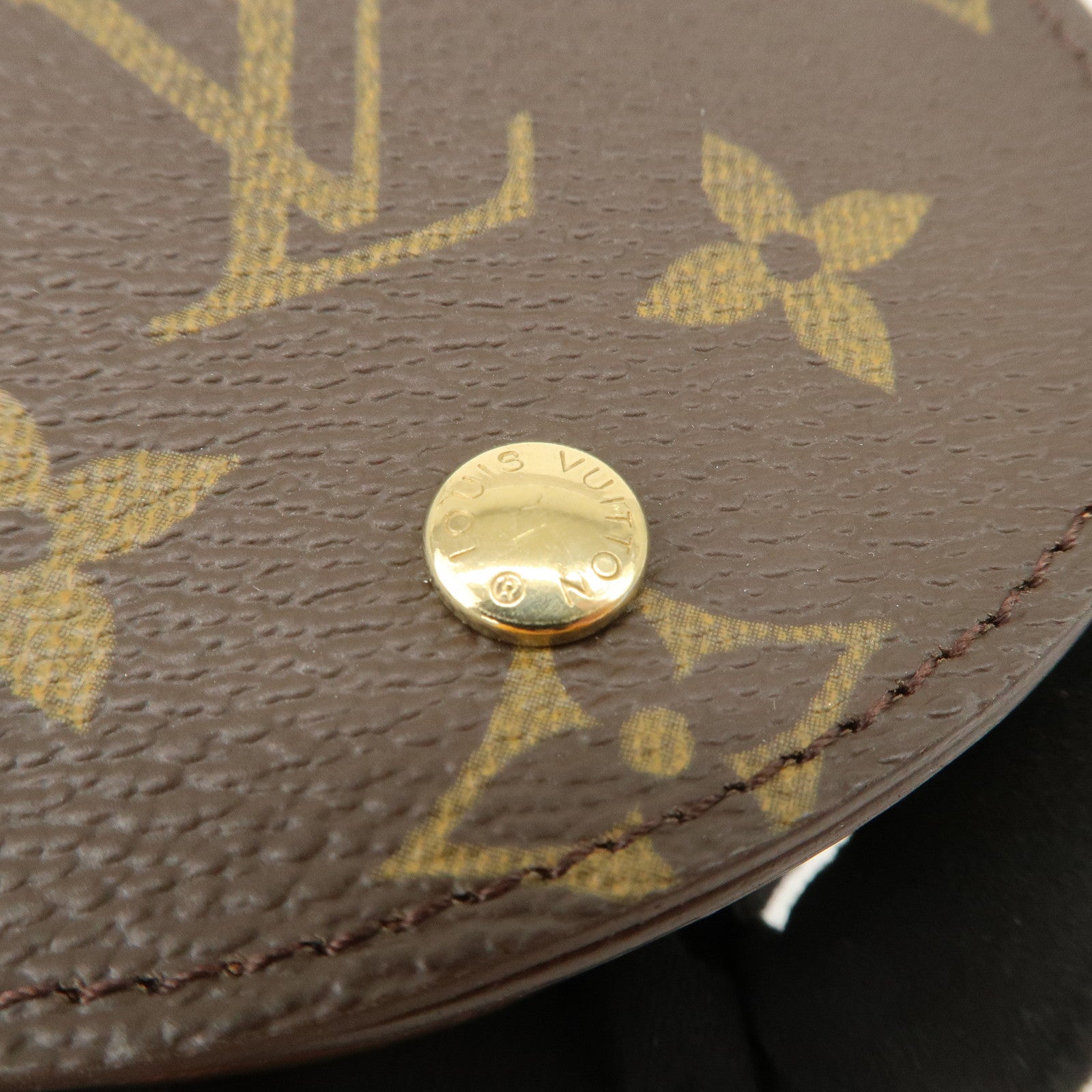 Louis Vuitton Monogram Porte Monnaie Gousset Coin Case M61970