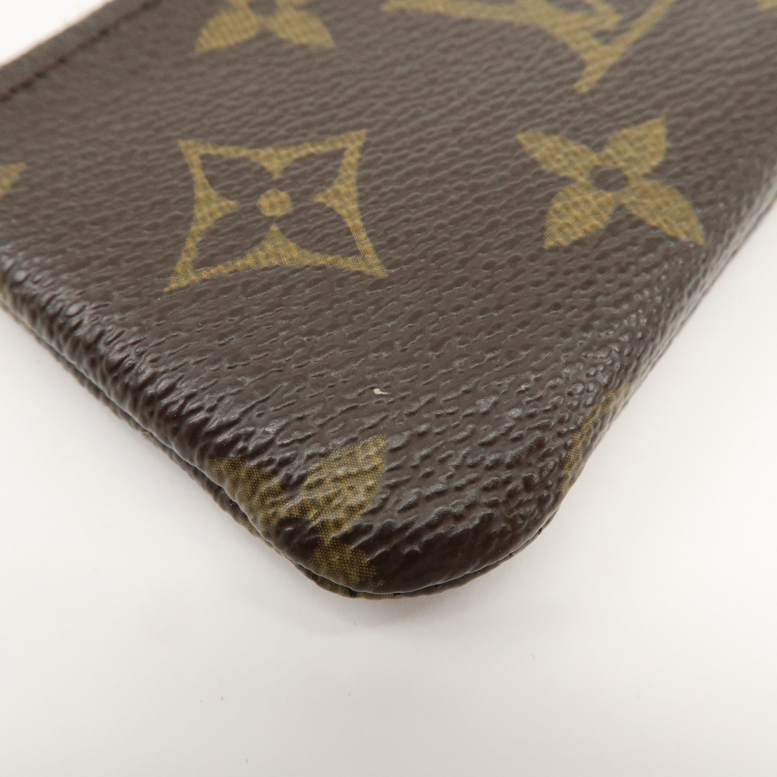 Louis Vuitton Monogram Set of 2 Canvas Coin Case Brown M62650 Used