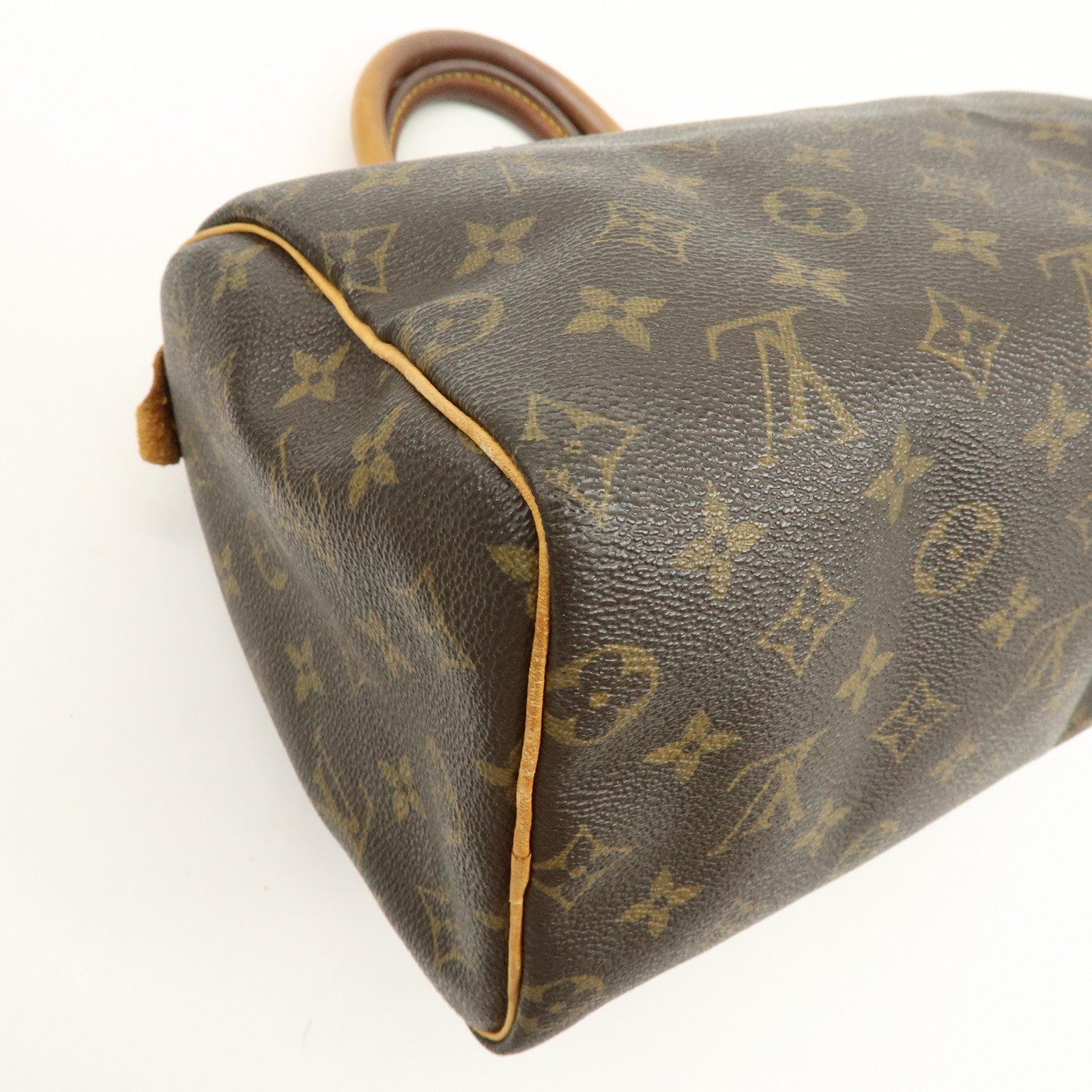 Louis Vuitton Monogram Speedy 25 Boston Bag Hand Bag Brown M41528