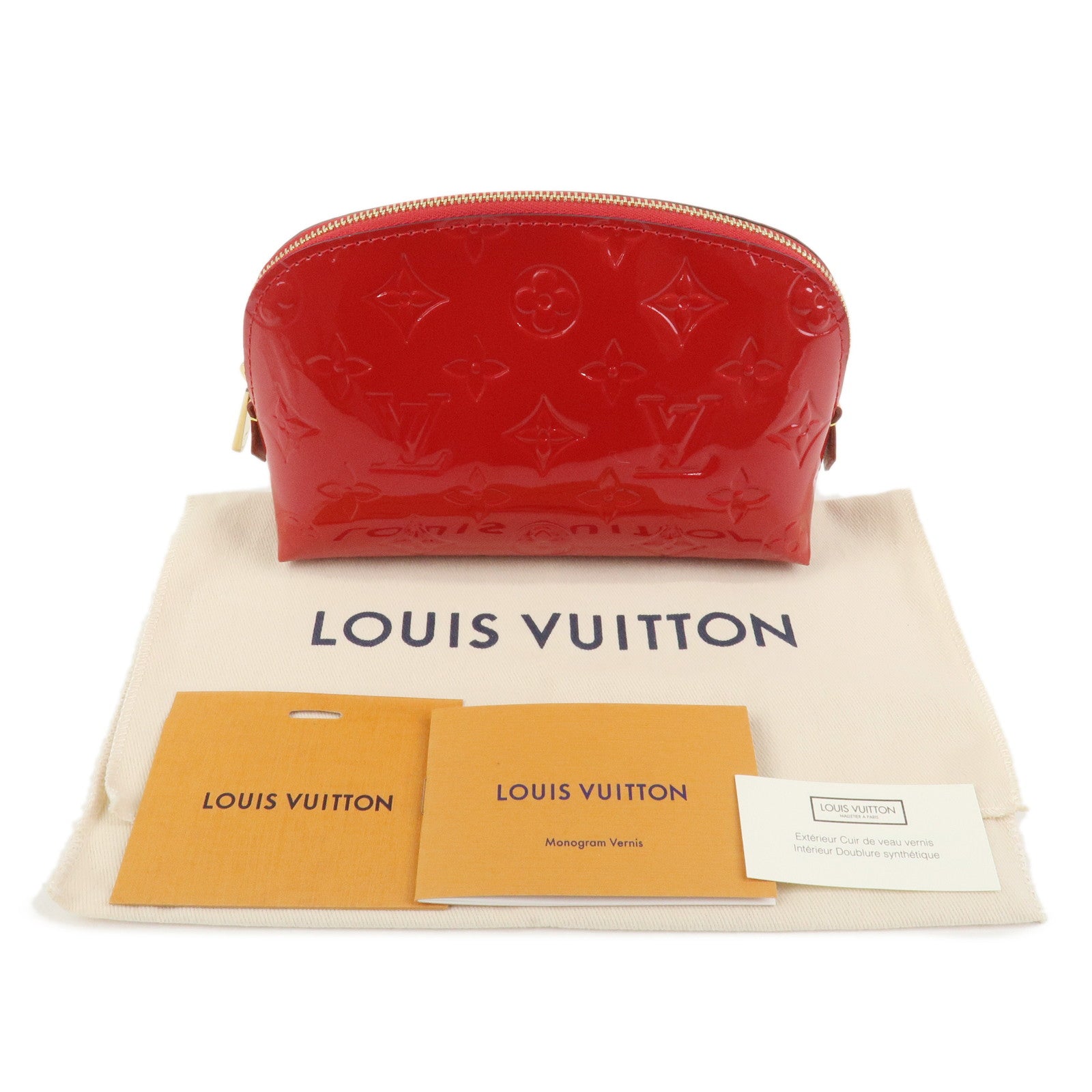 Louis Vuitton Monogram Vernis Pochette Cosmetic PM Pouch M90172