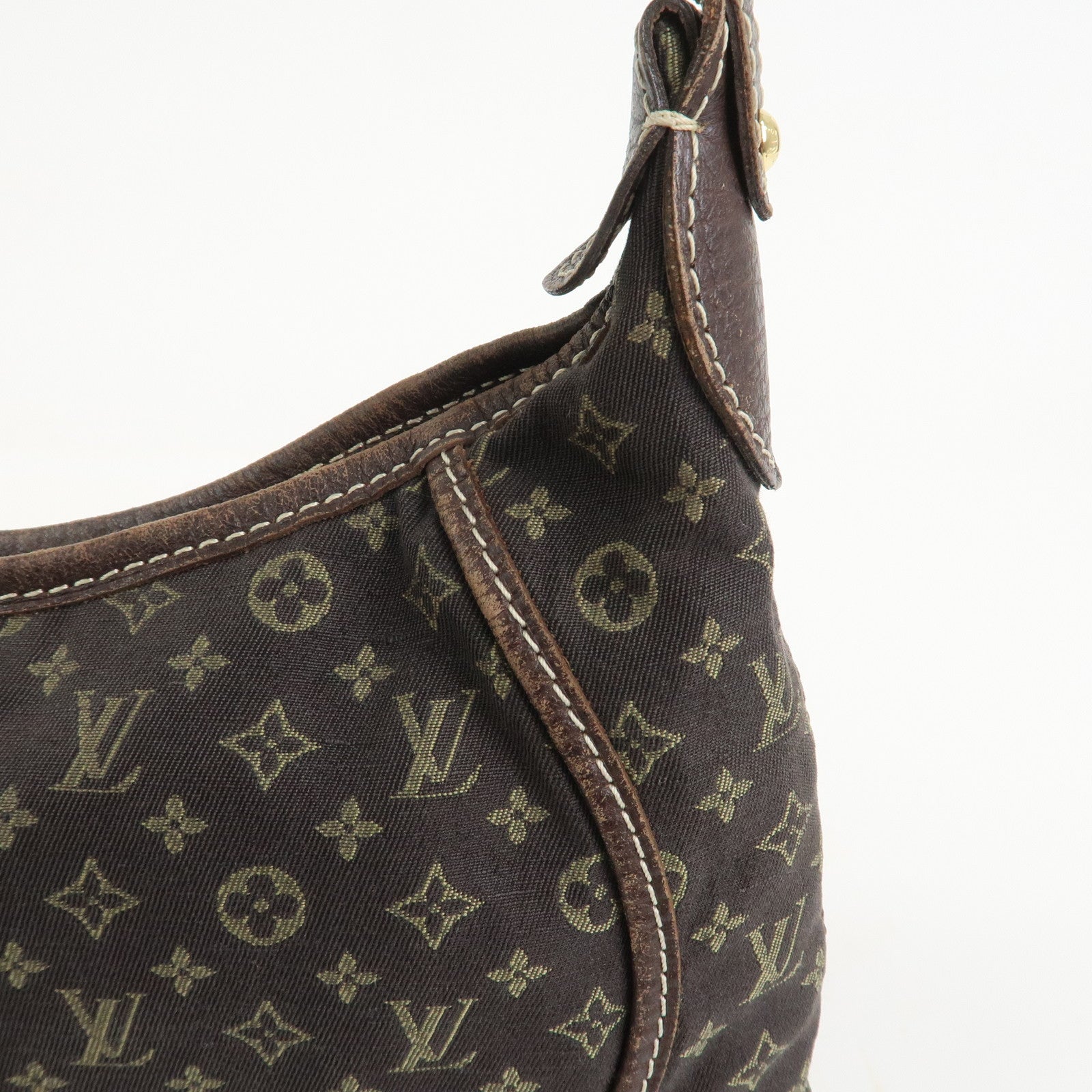 Louis Vuitton Monogram Mini Lin Manon PM Shoulder Bag Ebene M95621