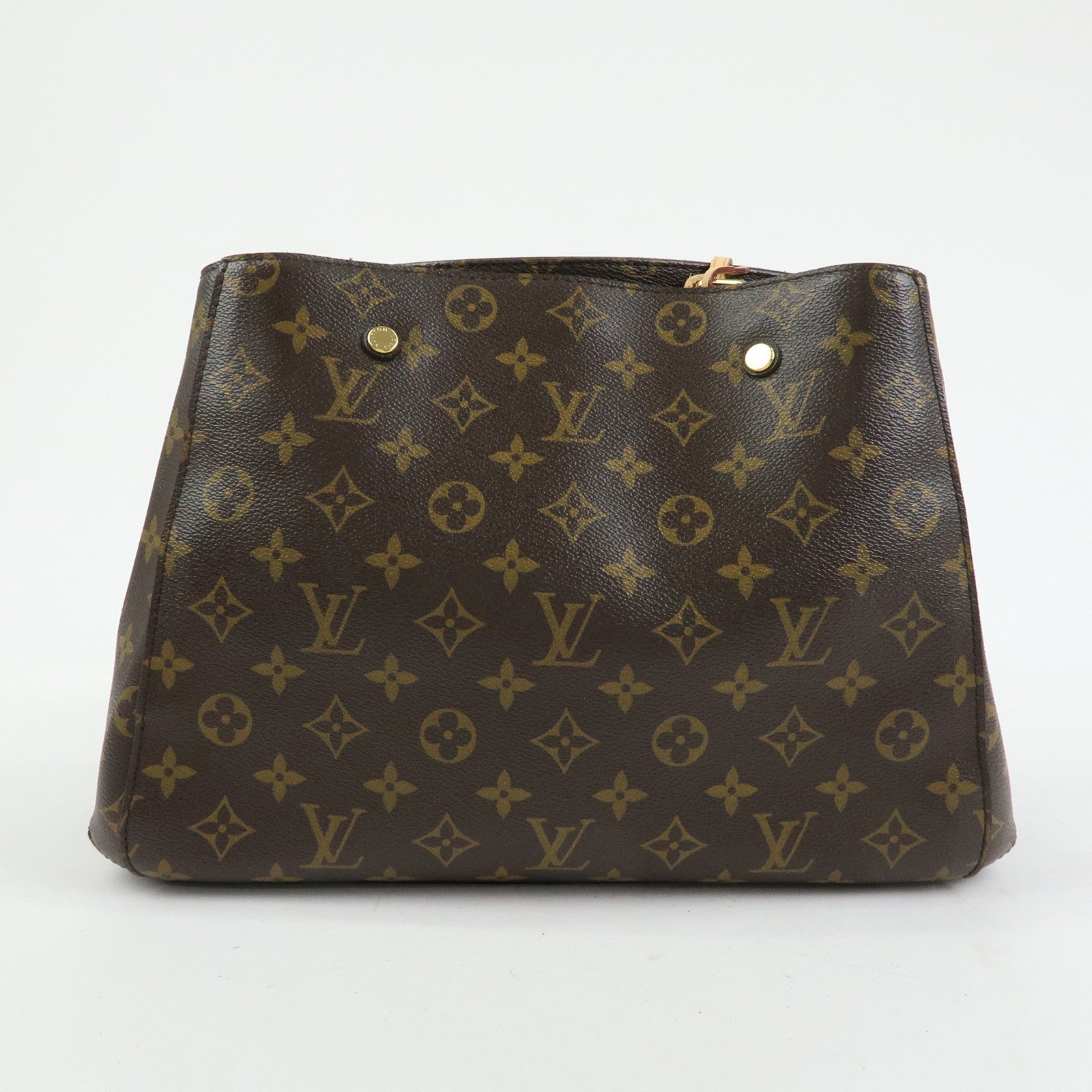 Louis Vuitton Monogram Montaigne BB 2Way Bag Hand Bag Brown M41055