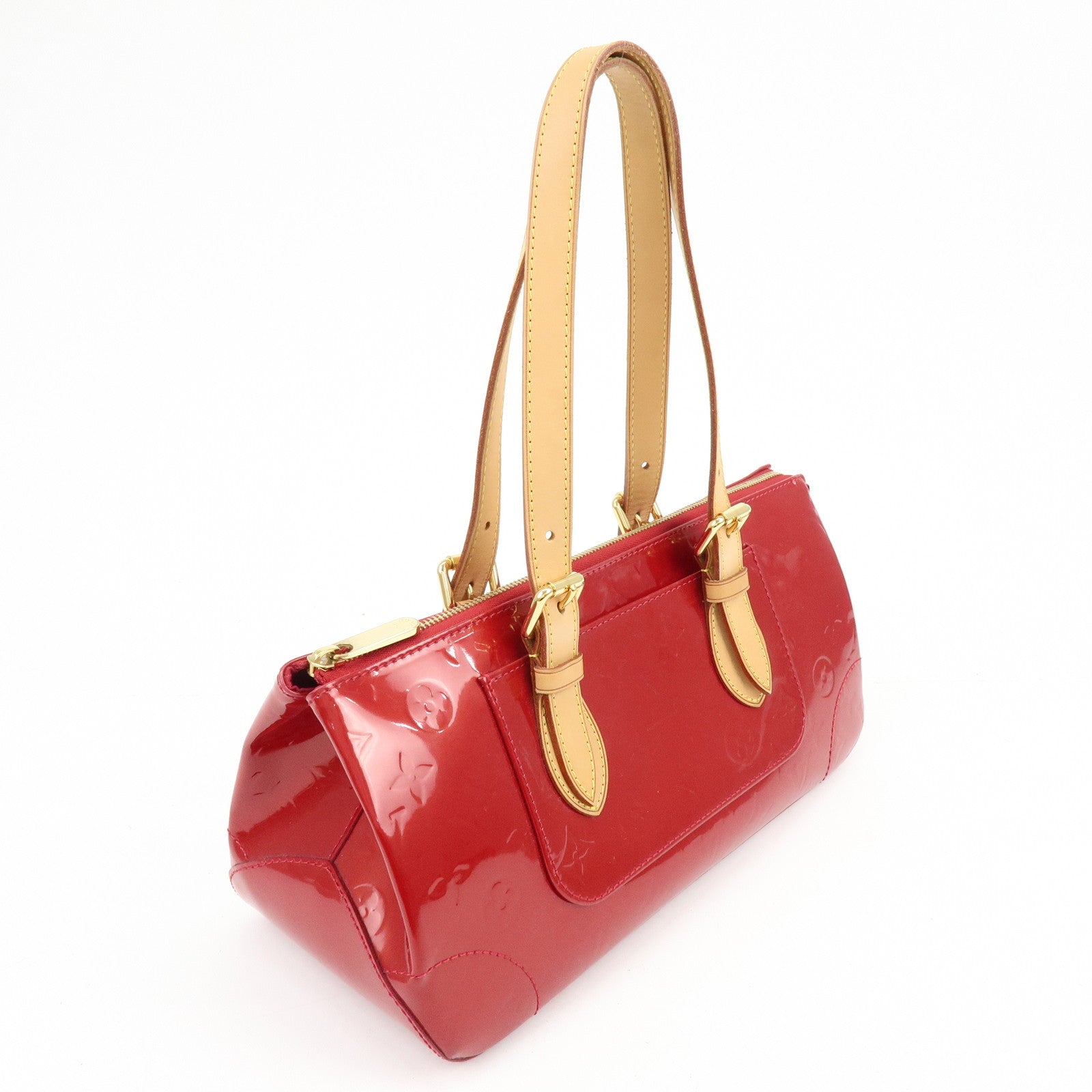 Louis Vuitton Vernis Rosewood Avenue Hand Bag Pomme DAmour M93507