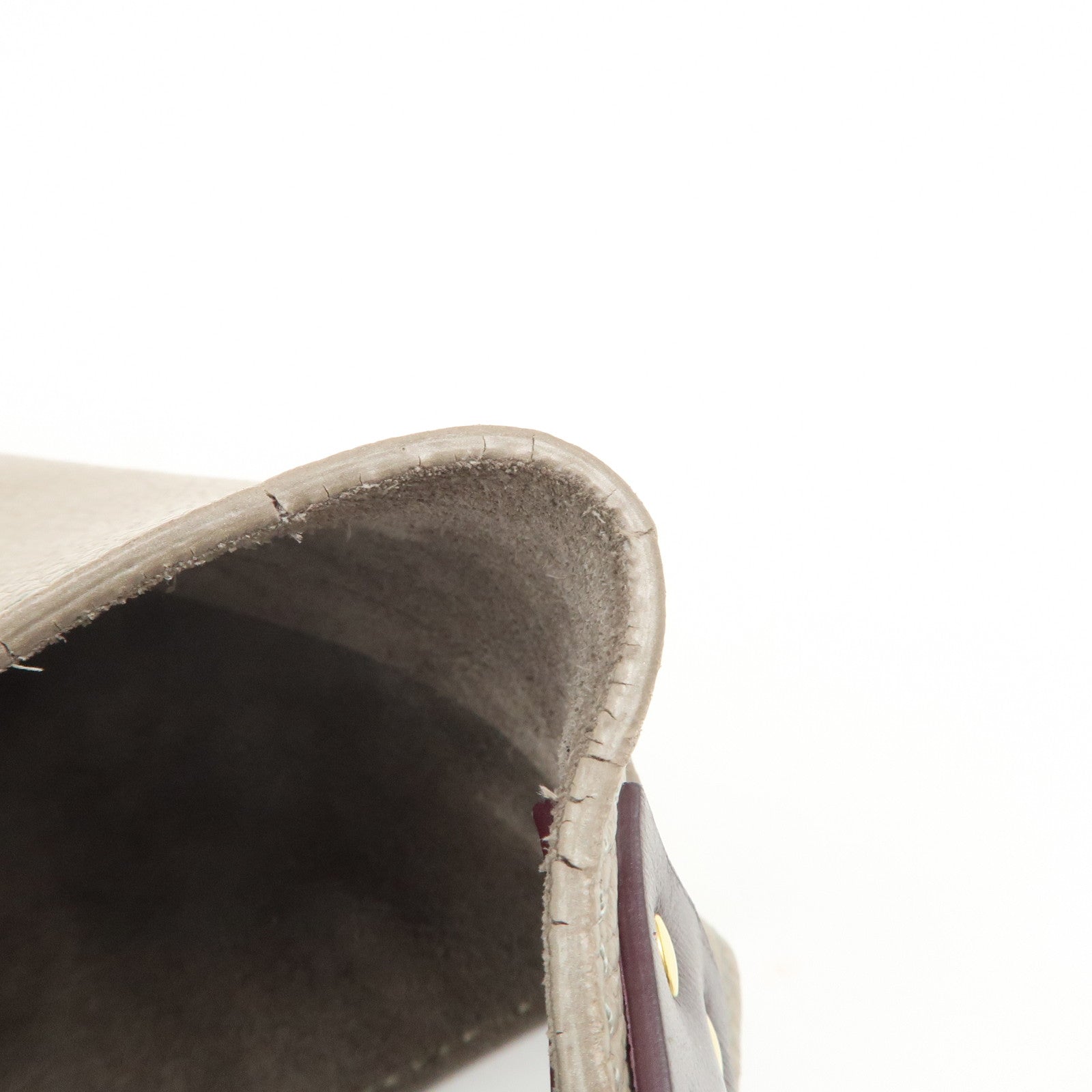 Chloe Marcie Grain Calf Leather Hobo Bag Shoulder Bag Motty Grey