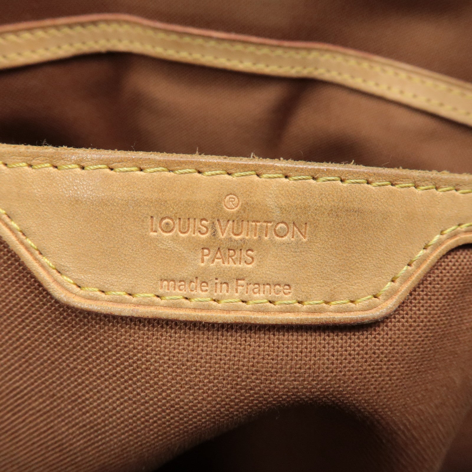Louis Vuitton Monogram Palermo GM 2Way Hand Bag Brown M40146 Used