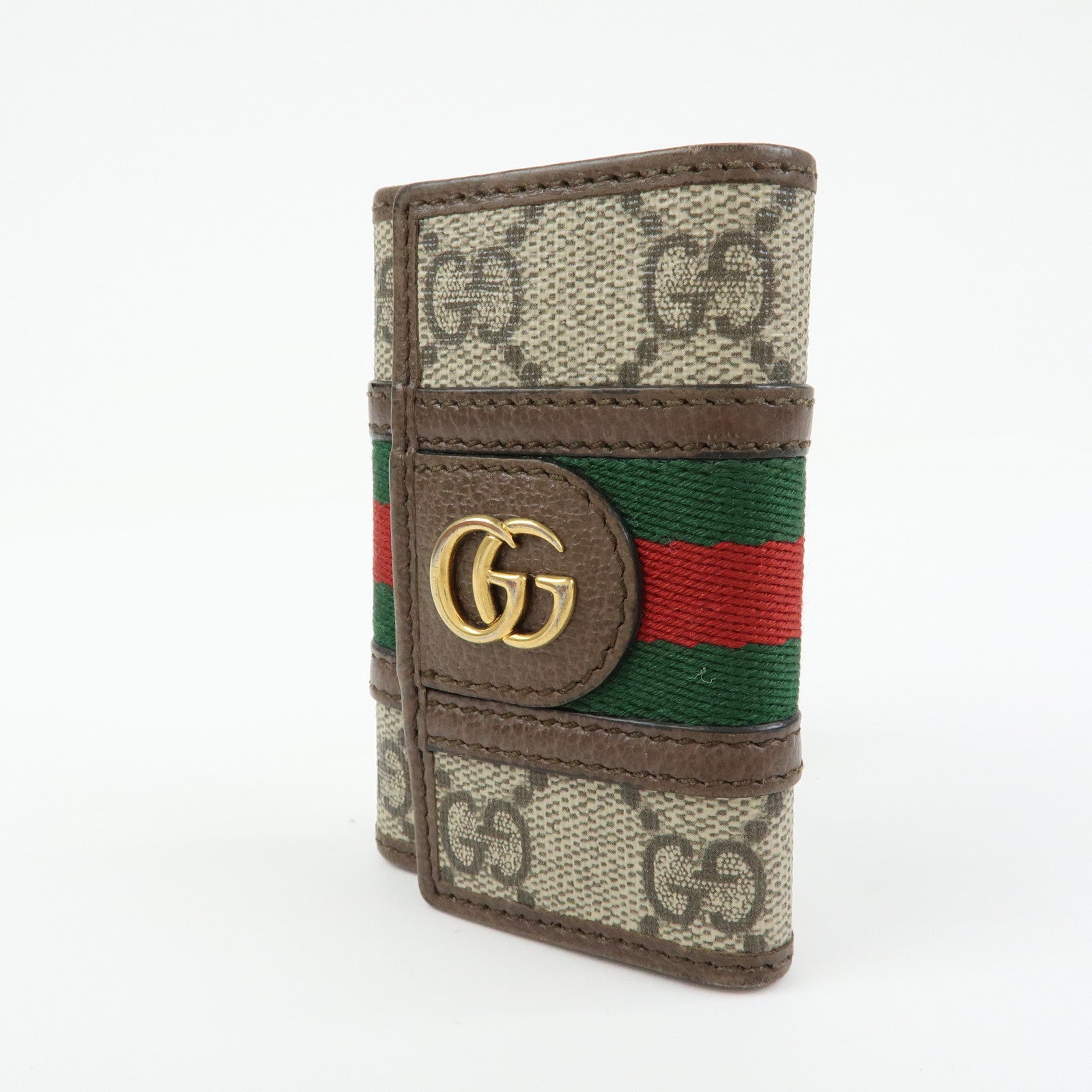 GUCCI GG Marmont Sherry GG Supreme Leather 6 Ring Key Case 603732