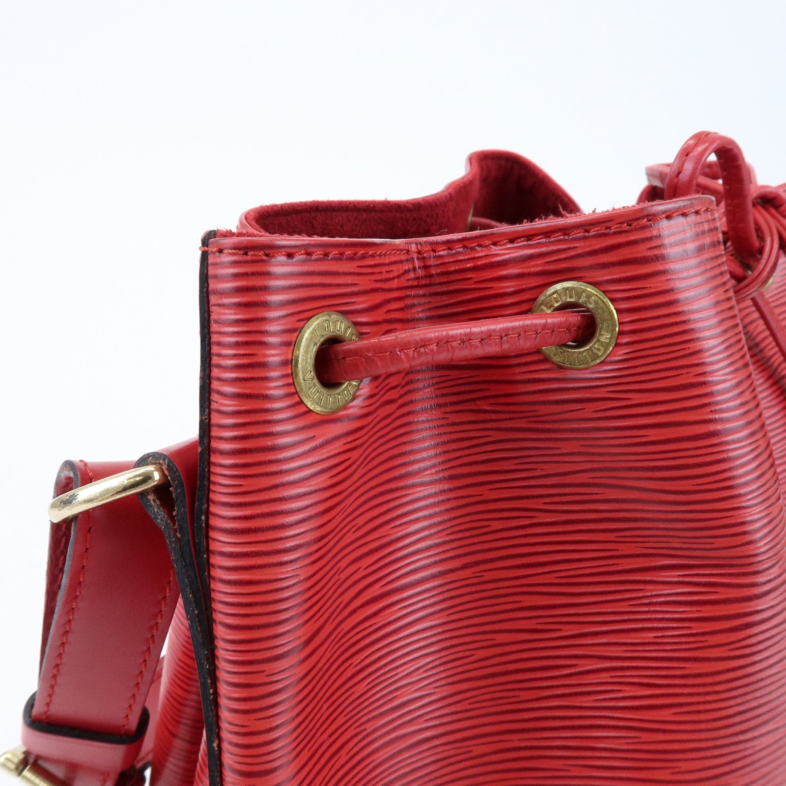 Louis Vuitton Epi Leather Noe Shoulder Bag Castilian Red M59007