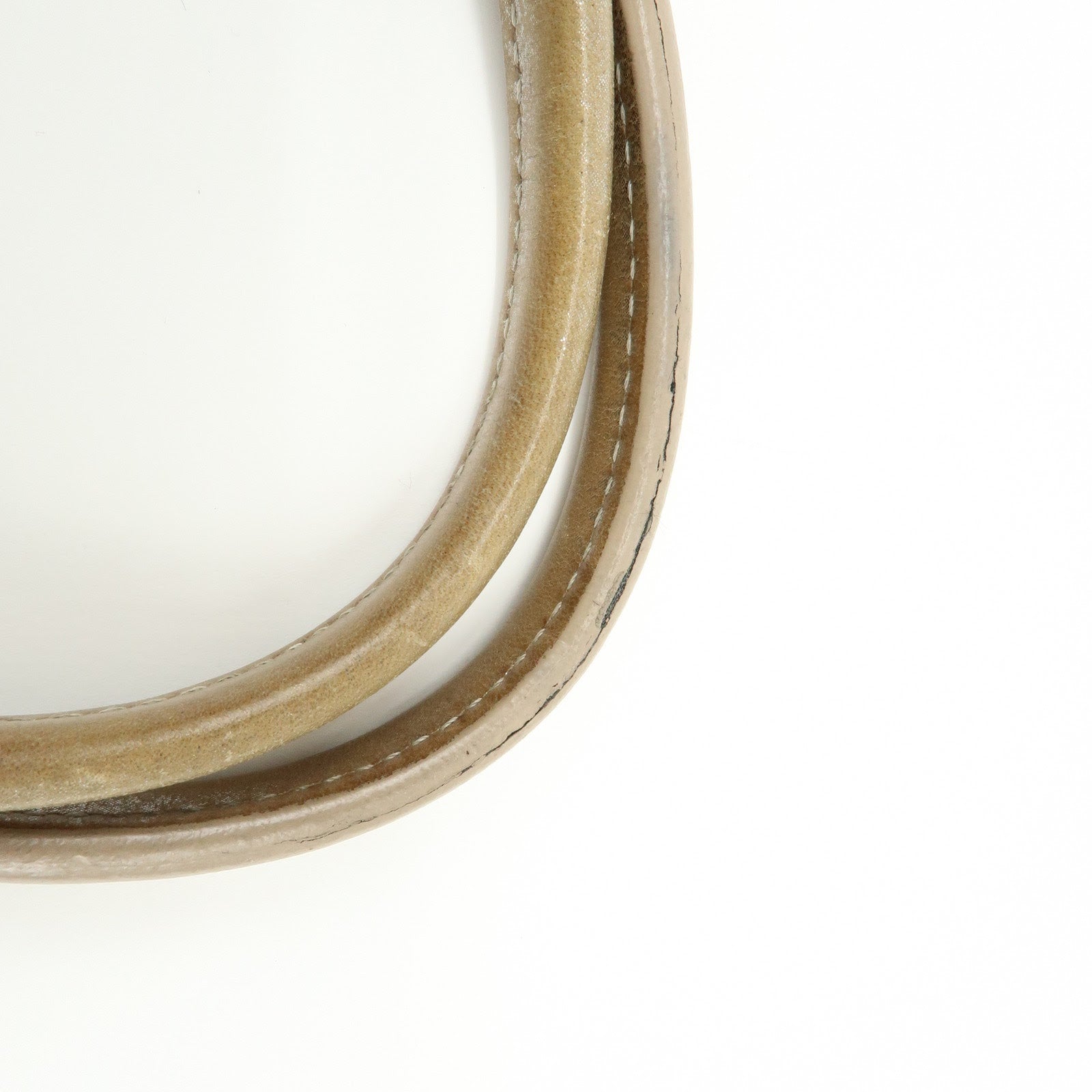 BALENCIAGA The Paper Leather Tote Bag Hand Bag Silver 255412