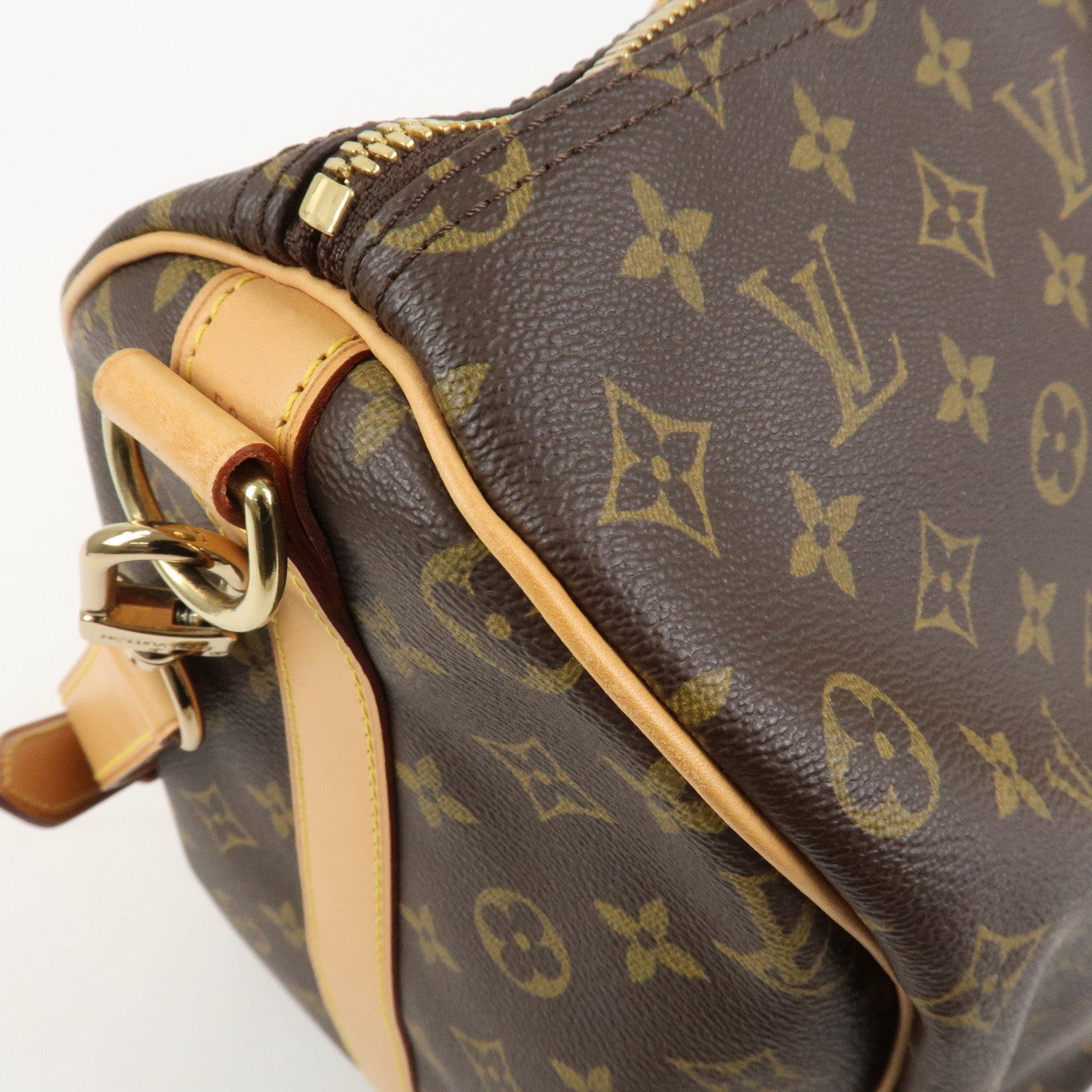 Louis Vuitton Monogram Keep All 50 Bandouliere Boston Bag M41416