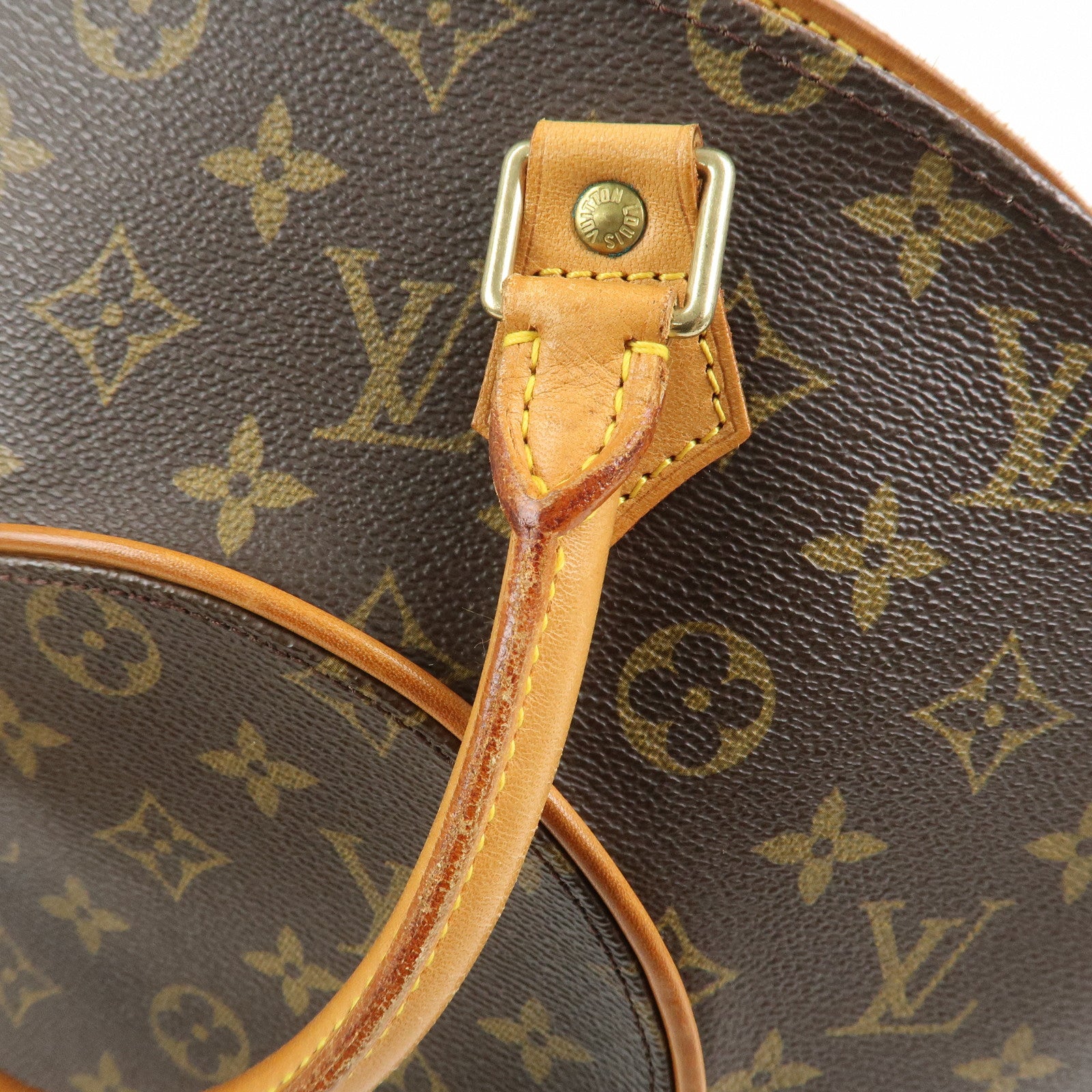 Louis Vuitton Monogram Ellipse MM Hand Bag Brown M51126