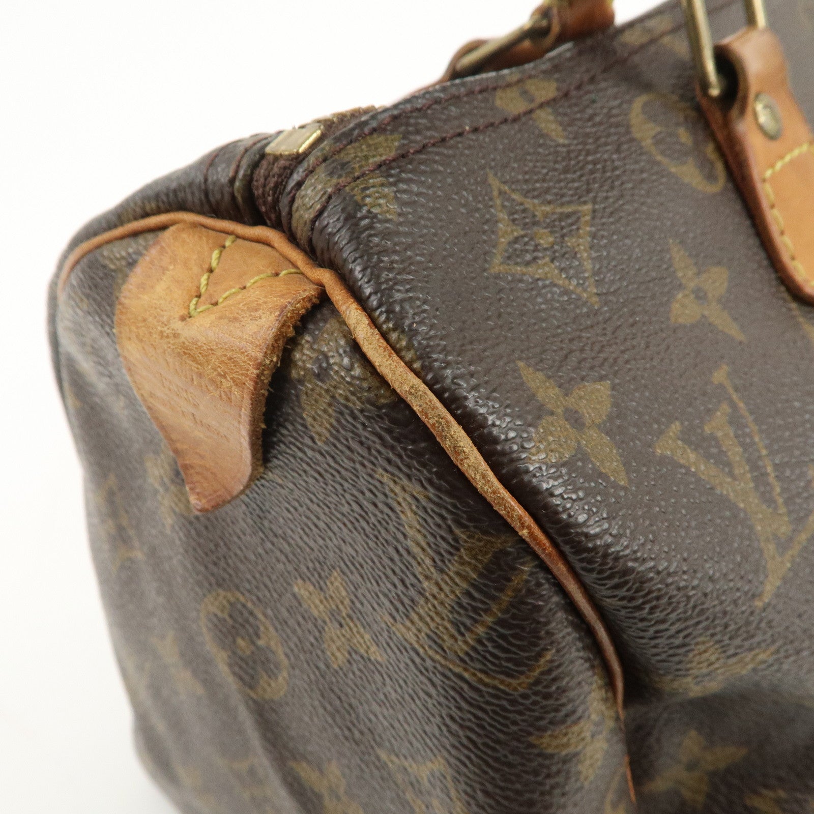 Louis Vuitton Monogram Speedy 30 Boston Bag Hand Bag Brown M41526