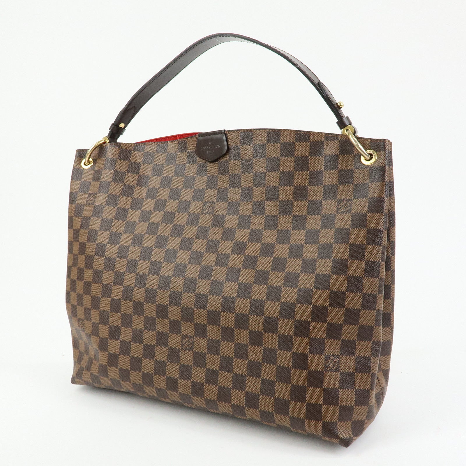 Louis Vuitton Damier Graceful MM Shoulder Bag Damier Ebene N44045