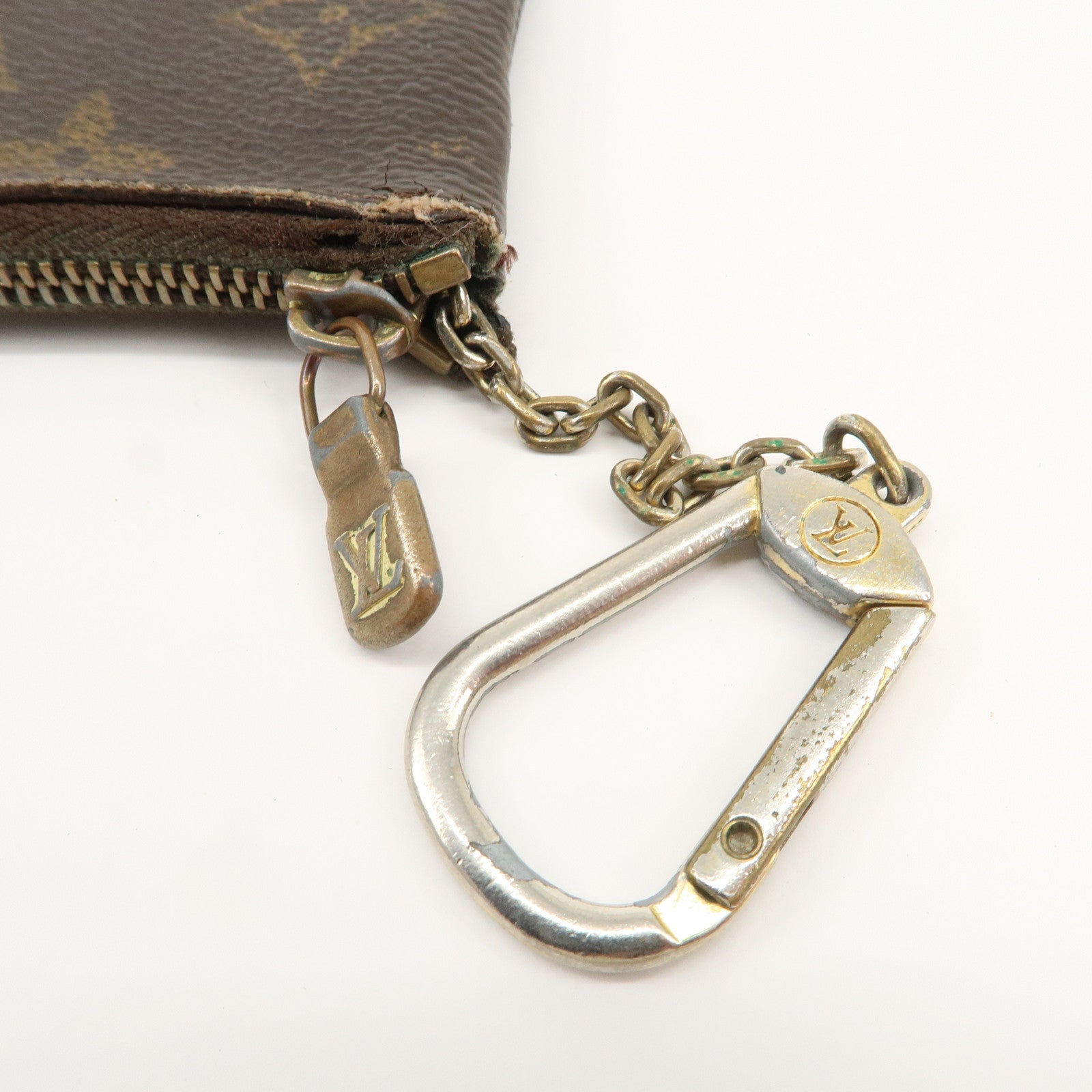 Louis Vuitton Monogram Set of 3 Coin Case M62650 M61970 Used