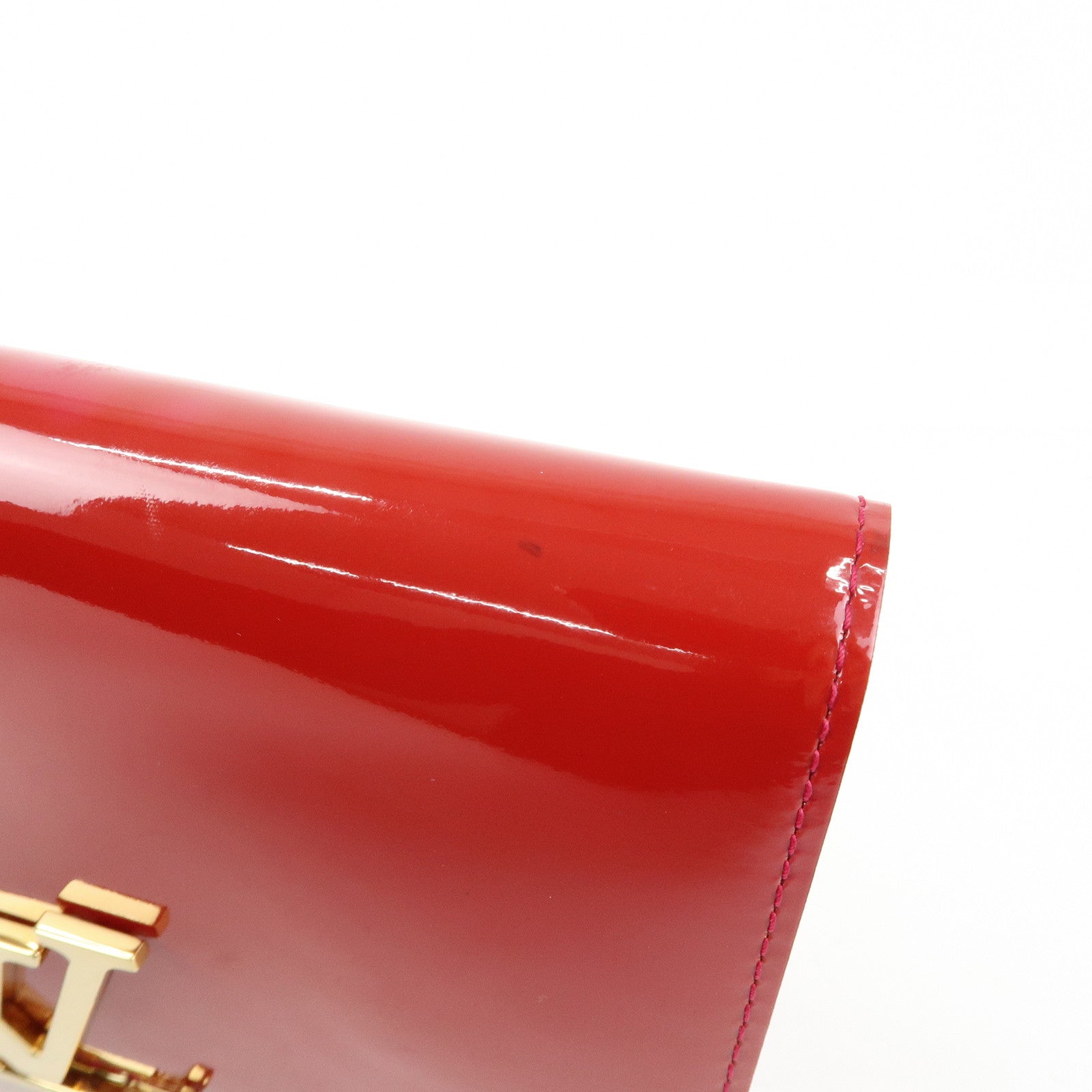 Louis Vuitton Vernis Leather Pochette Louise EW Clutch Bag M94270