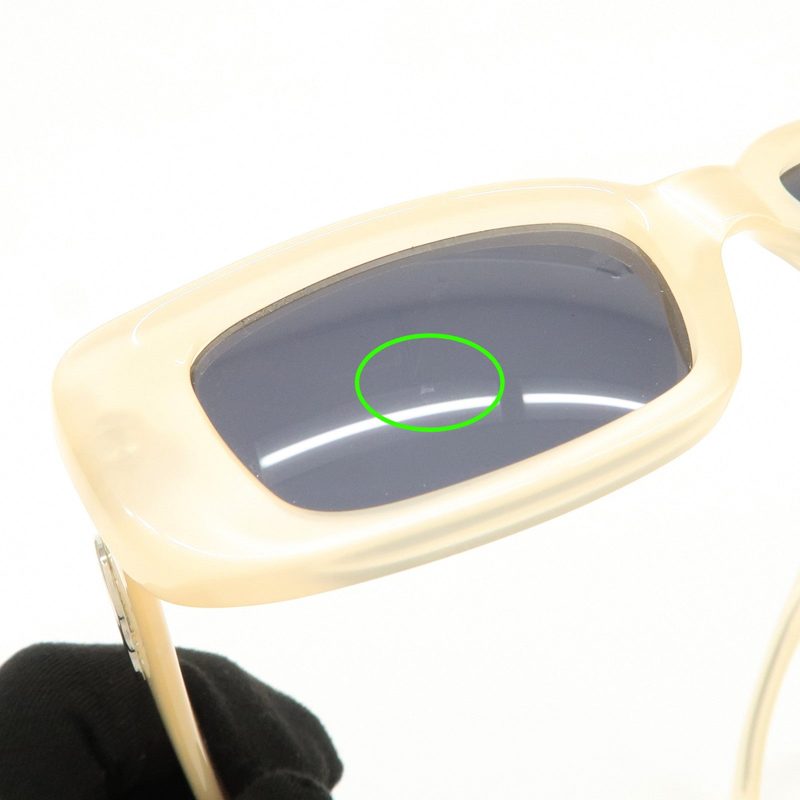 GUCCI Interlocking G Plastic Sunglasses Beige GG2409/S DHO 49□19