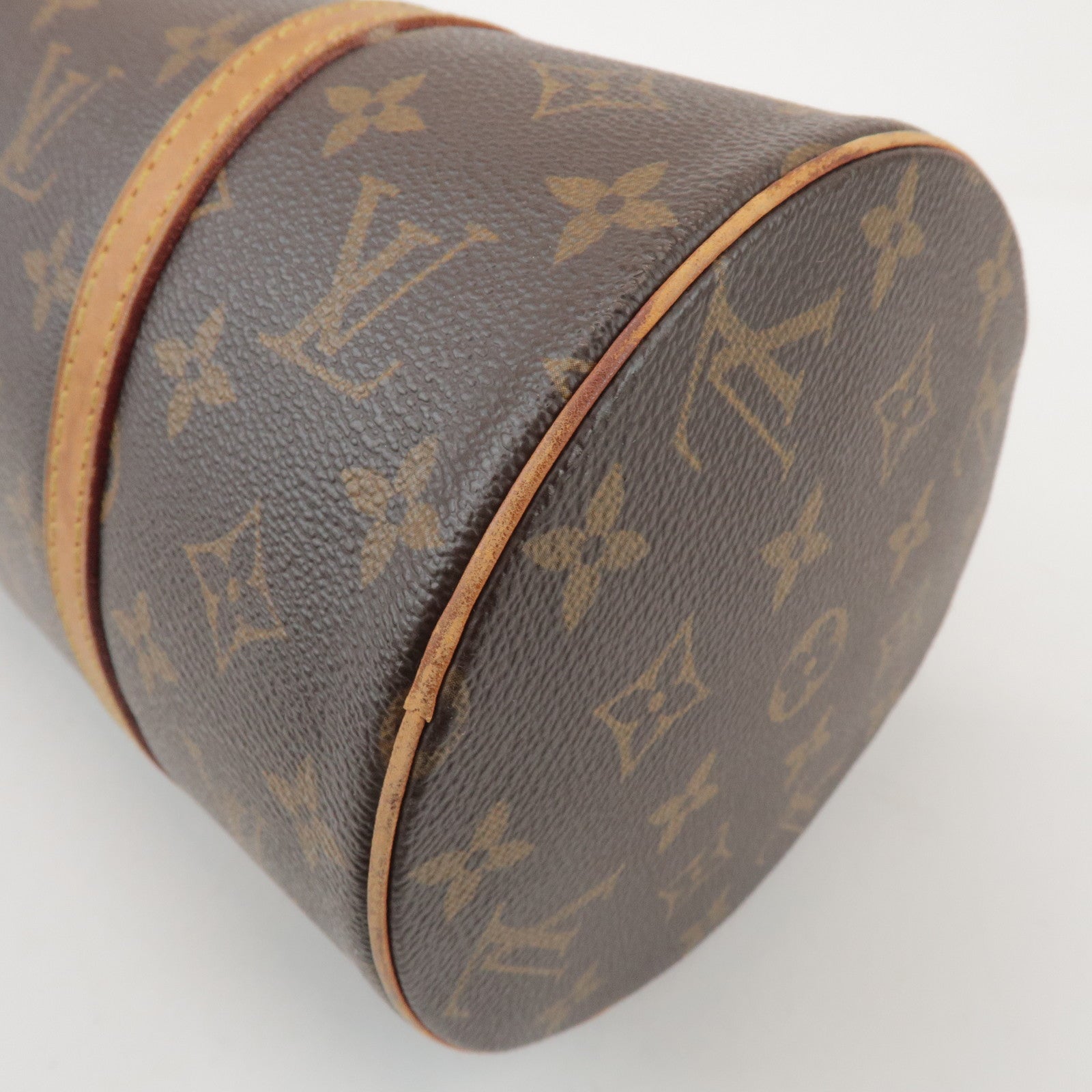 Louis Vuitton Monogram Papillon 30 Hand Bag Brown M51385