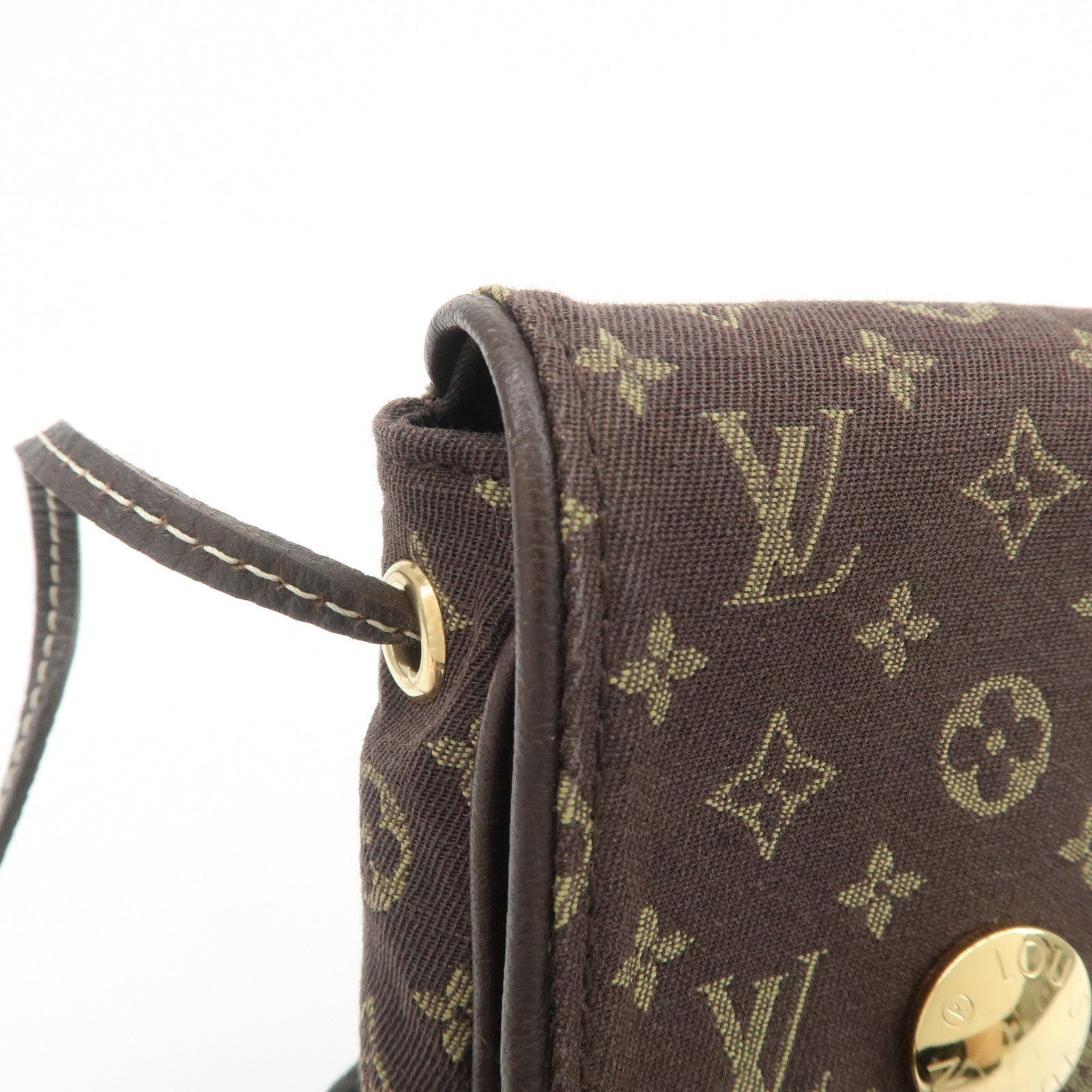 Louis Vuitton Monogram Mini Lin Pochette Cancun Ebene M95313