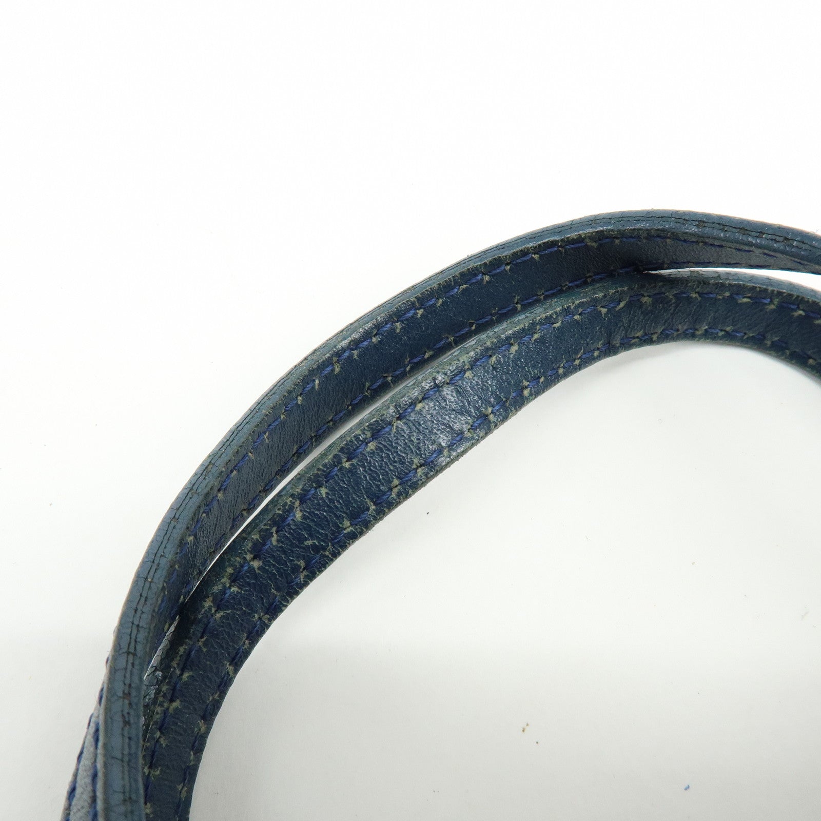 FENDI Zucca Canvas Leather Hand Bag Brown Black Navy 8N0000