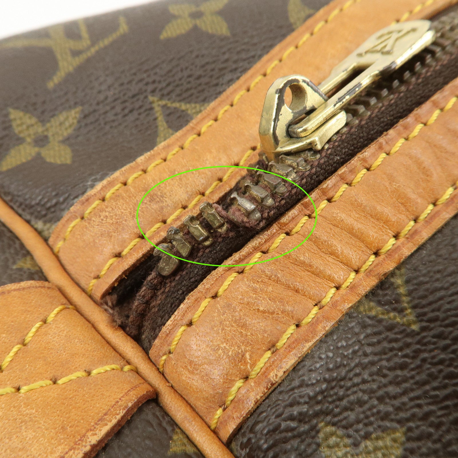 Louis Vuitton Monogram Sac Souple 45 Boston Bag Brown M41624