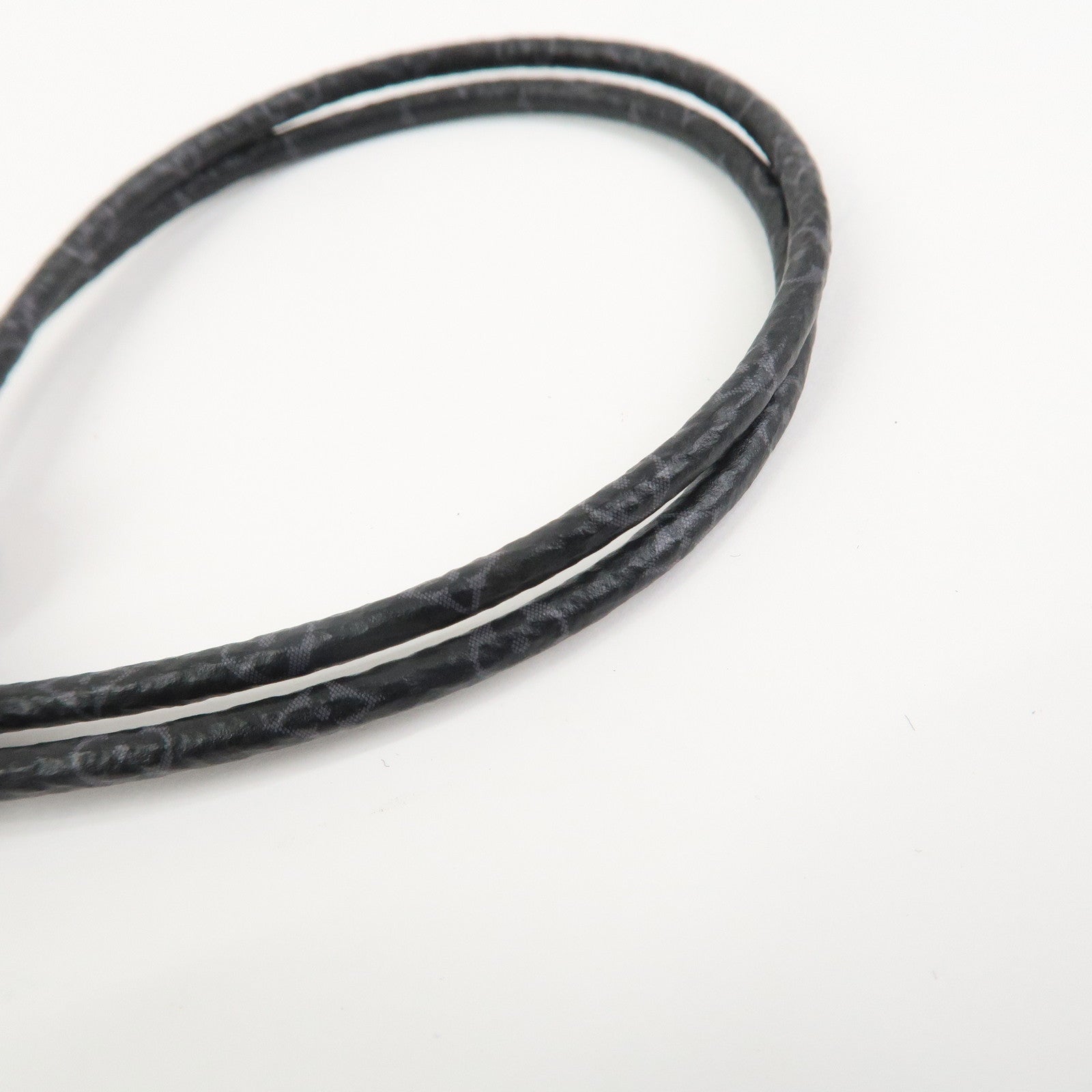Louis Vuitton Monogram Eclipse Catch It Canvas Bracelet Noir M8111