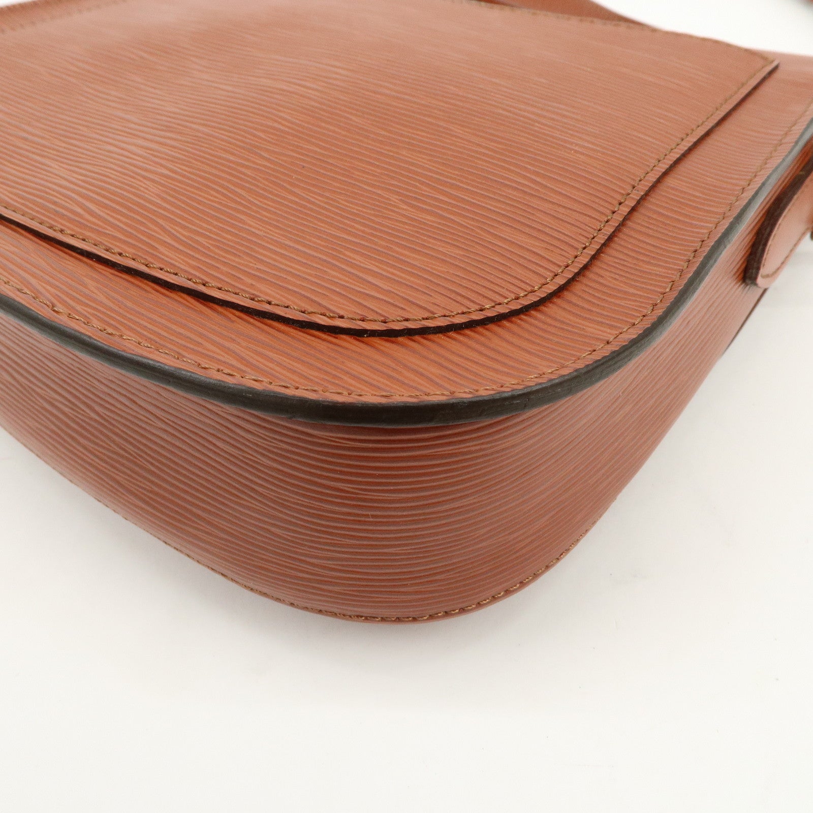 Louis Vuitton Epi Saint Cloud Shoulder Bag Kenya Brown M52193