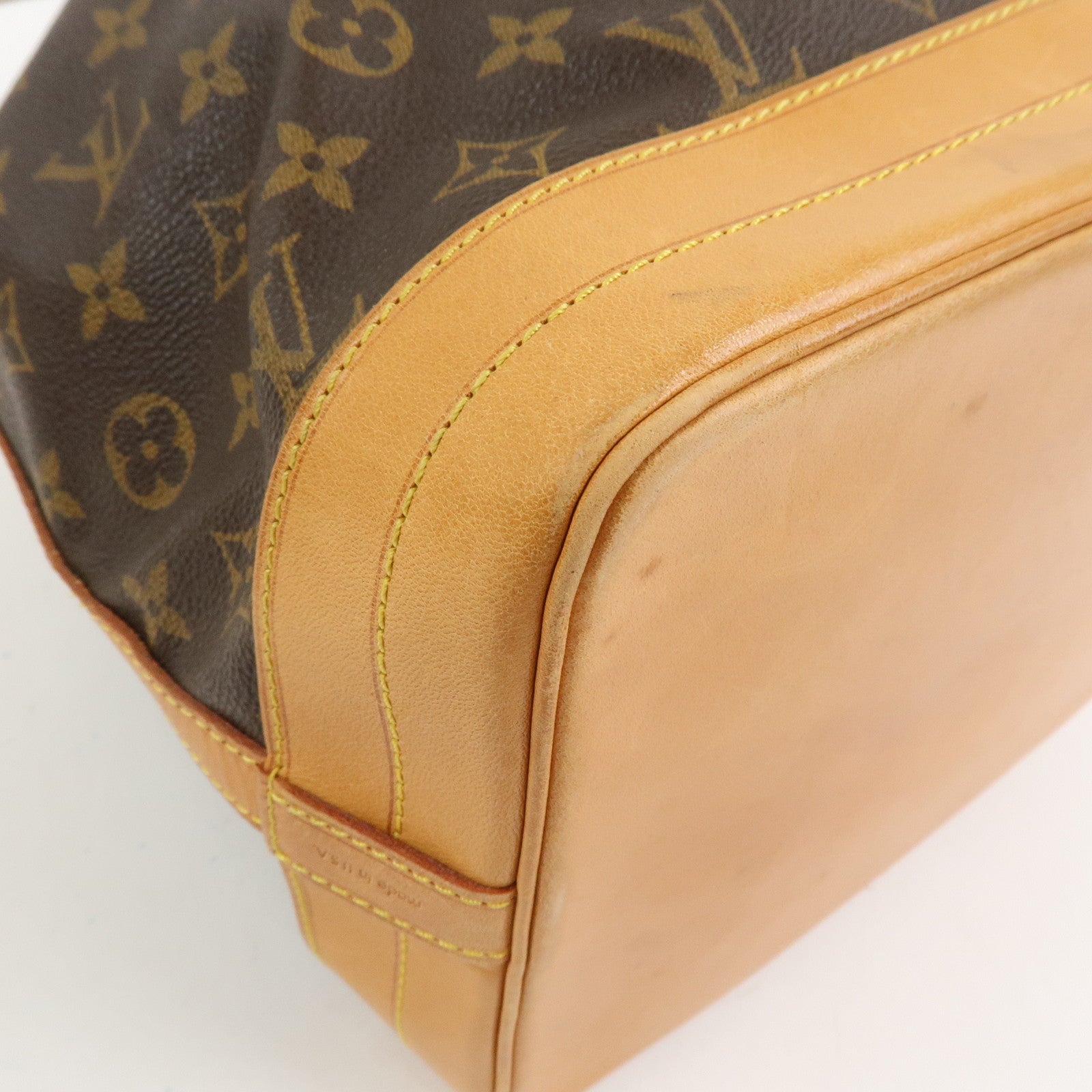 Louis Vuitton Monogram Noe Shoulder Bag Hand Bag Brown M42224