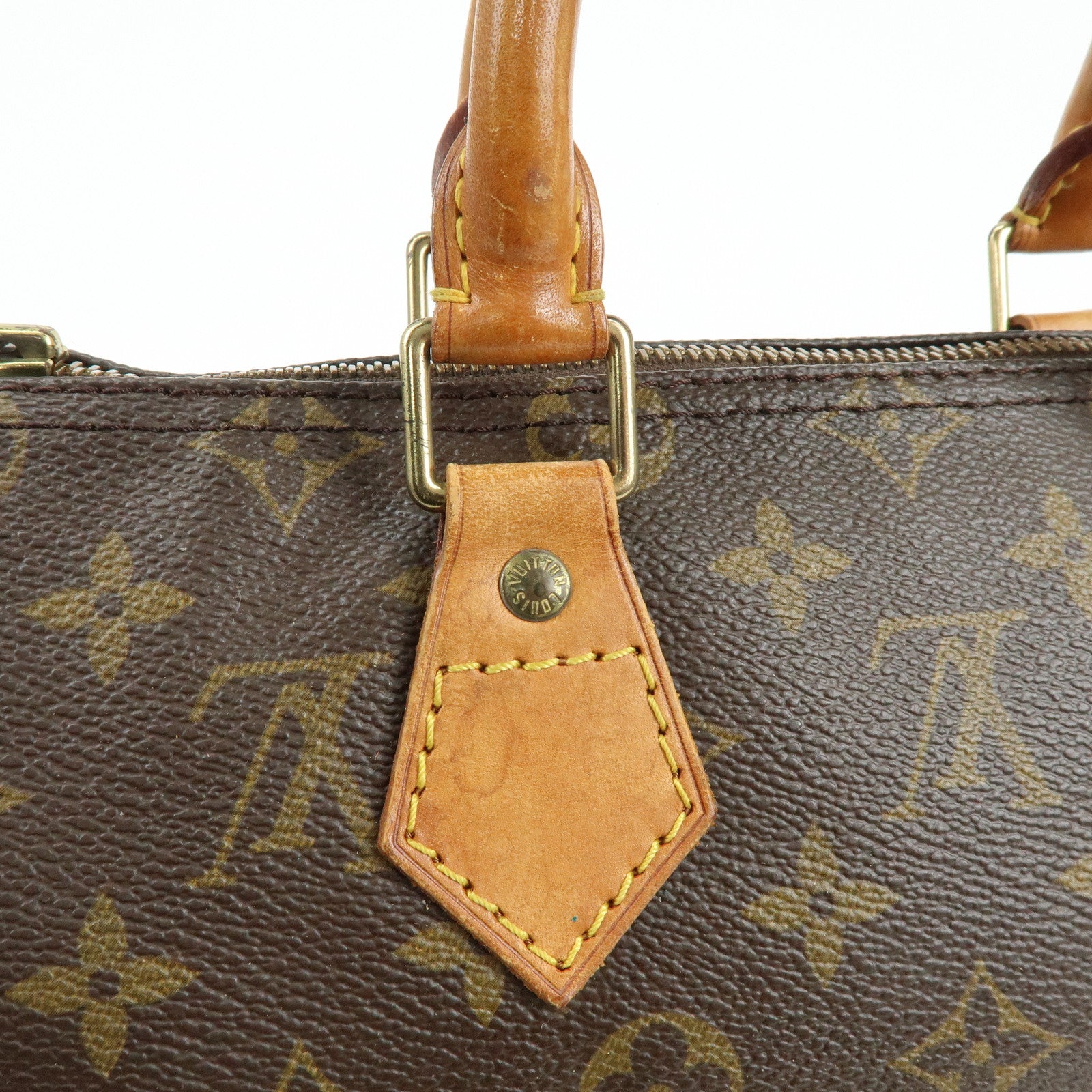 Louis Vuitton Monogram Speedy 25 Boston Bag Hand Bag Brown M41528