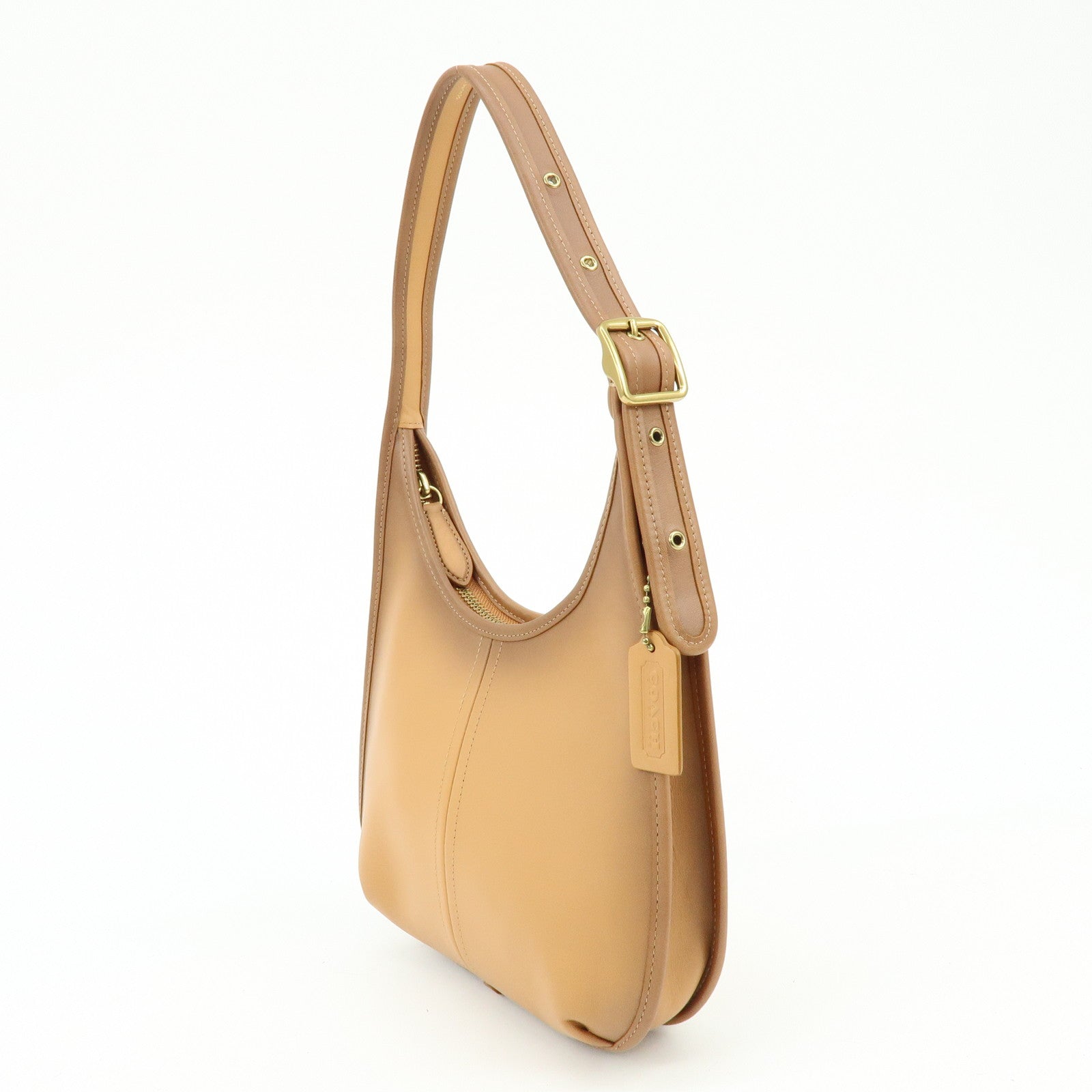 COACH Ergo Leather Shoulder Bag Hand Bag Brown Gradation