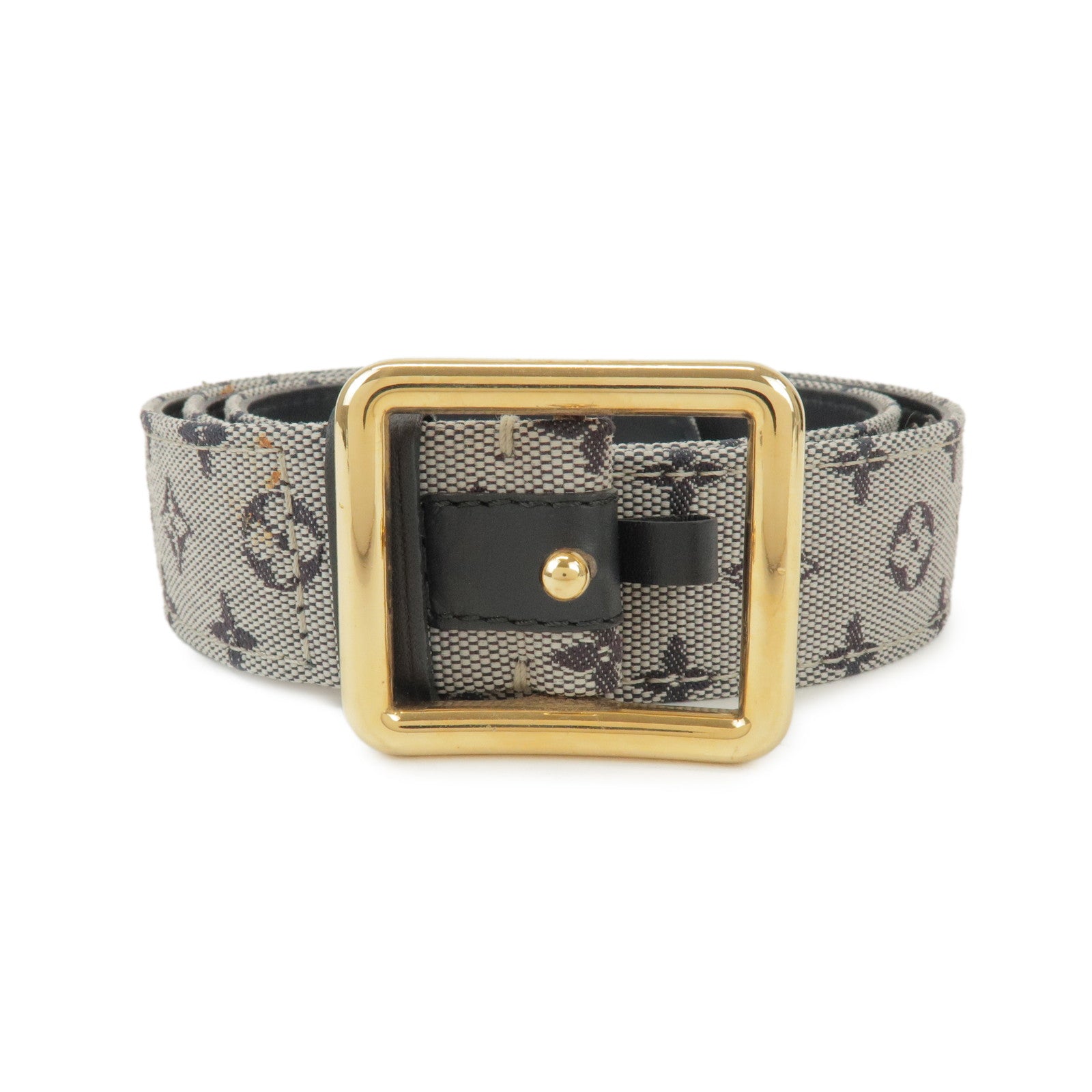 Louis Vuitton Monogram Mini Ceinture 75/30 Belt Blue M6816V