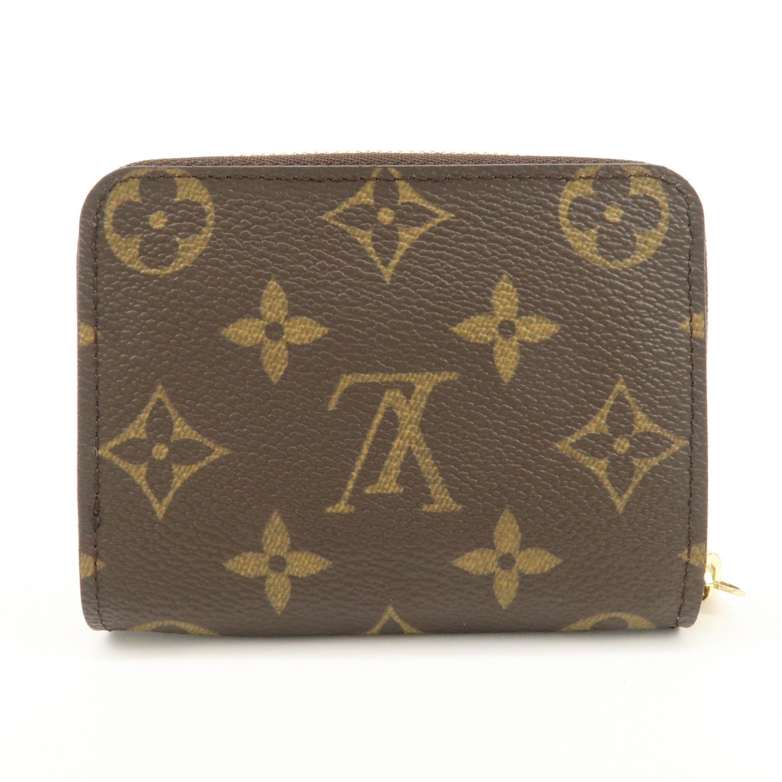 Louis Vuitton Monogram Zippy Coin Purse Coin Case Brown M60067 Used