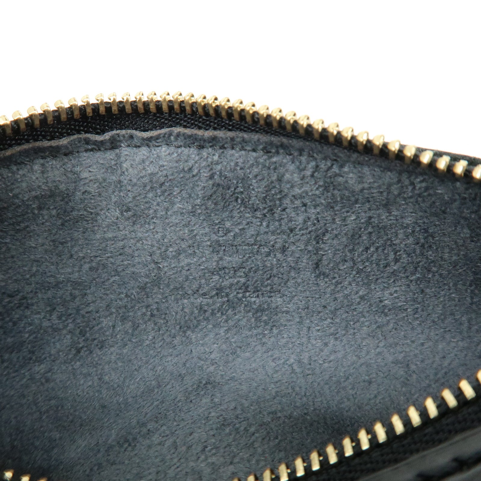 Louis Vuitton Epi Mini Pouch For Soufflot Hand Bag Noir Black