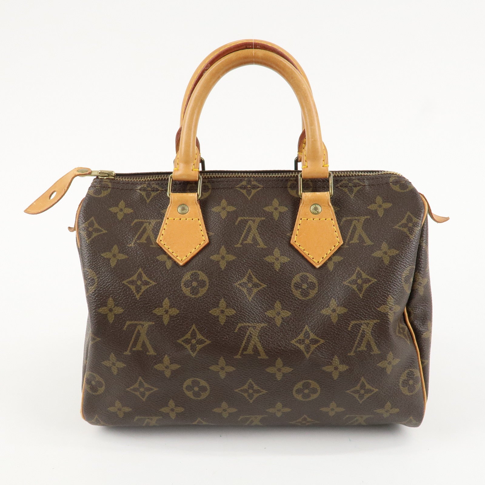 Louis Vuitton Monogram Speedy 25 Hand Bag Boston Bag M41528 Used