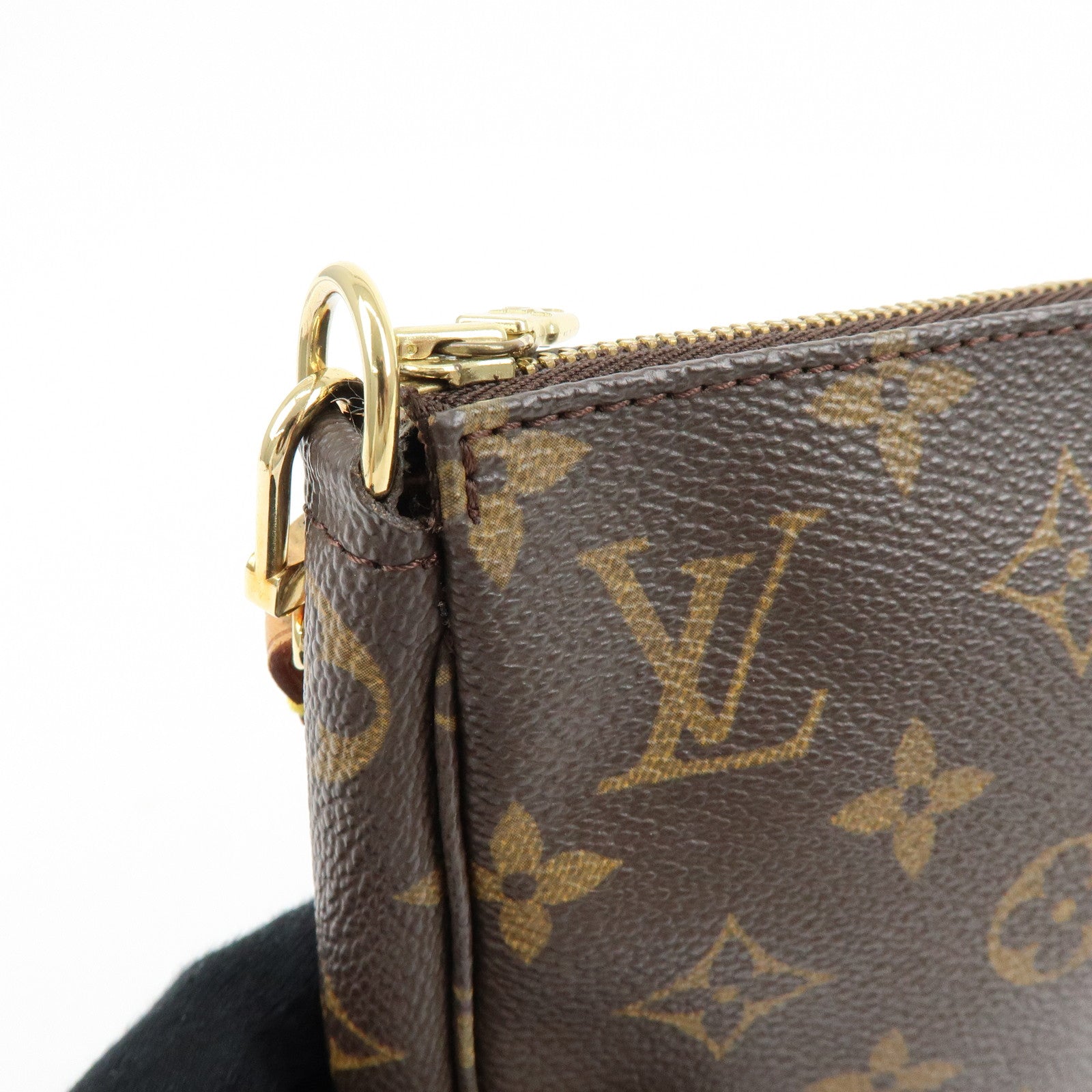 Louis Vuitton Monogram Pochette Accessoires Pouch Hand Bag M51980