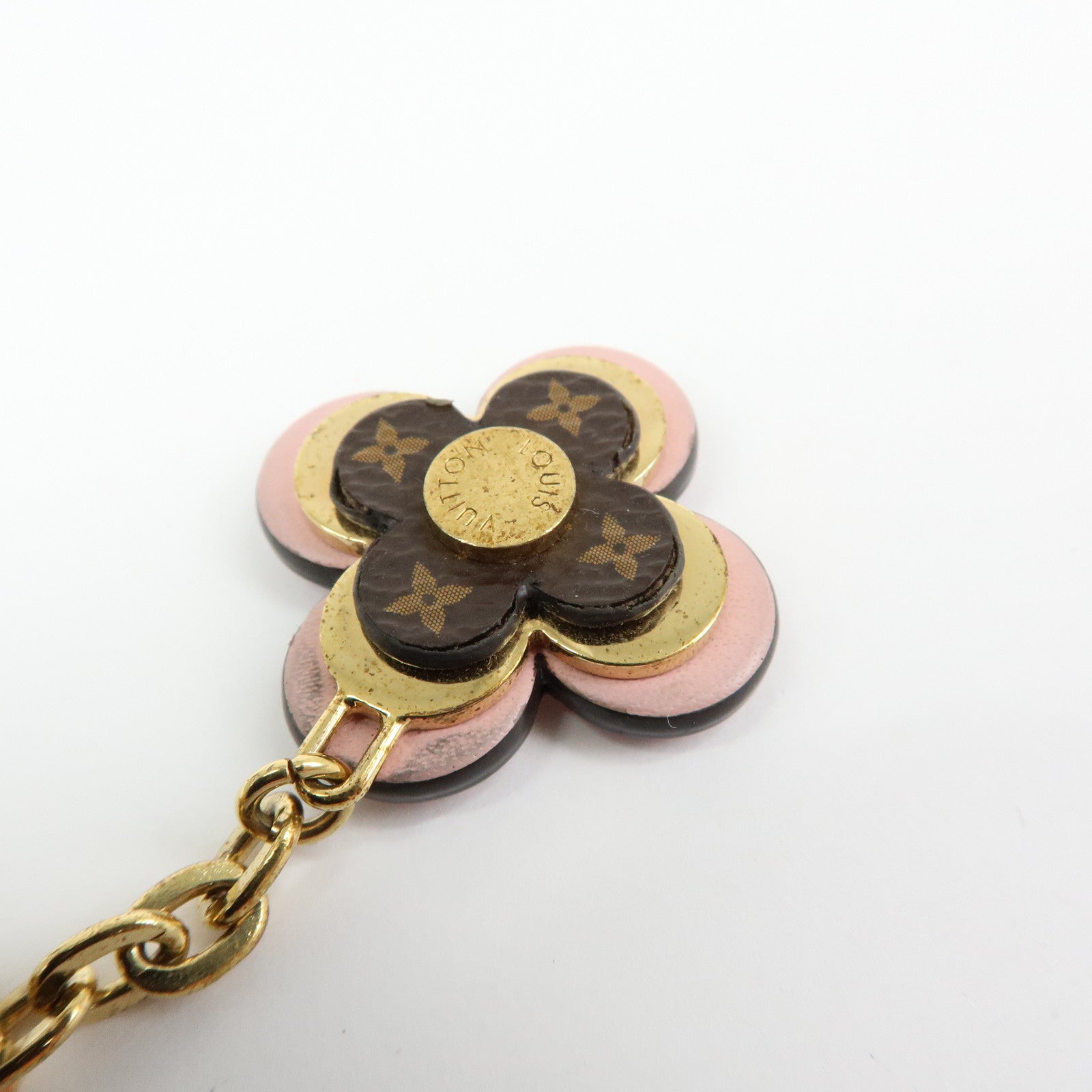 Louis Vuitton Porte Cles Blooming Flower BB Bag Charm Pink M63085