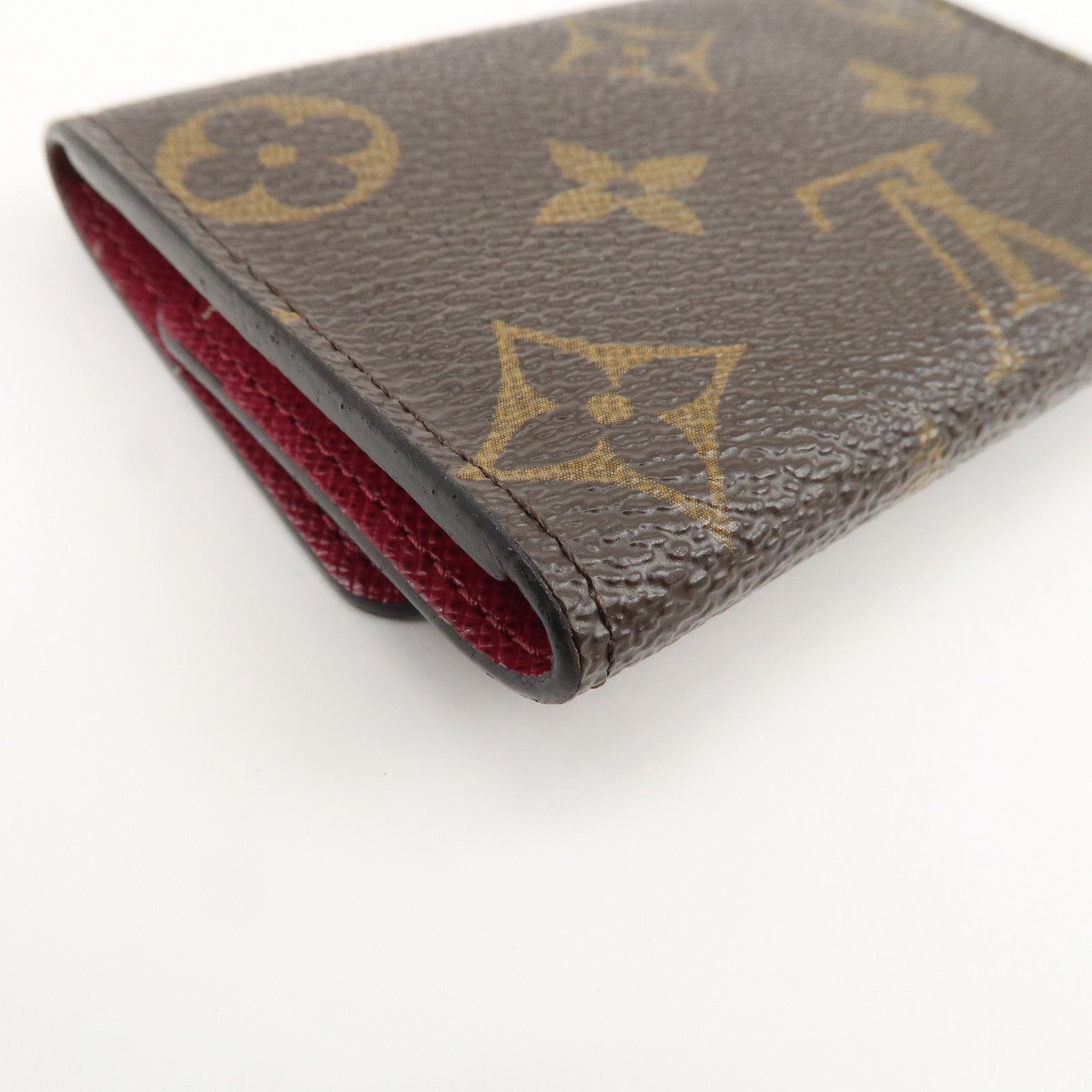 Louis Vuitton Monogram Multicles 6 Key Case Brown Fuchsia M60701
