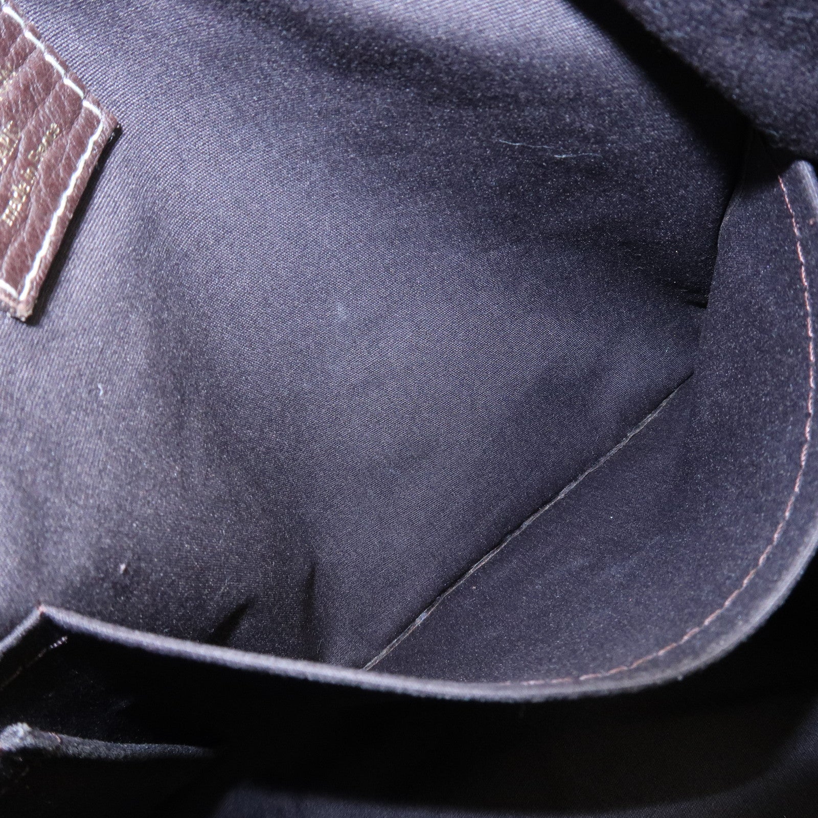 Louis Vuitton Monogram Mini Lin Manon MM Shoulder Bag Ebene M95619 Used