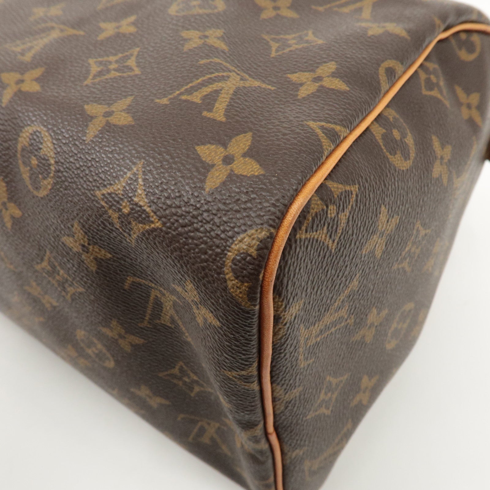 Louis Vuitton Monogram Speedy 30 Hand Bag Boston Bag M41526 Used